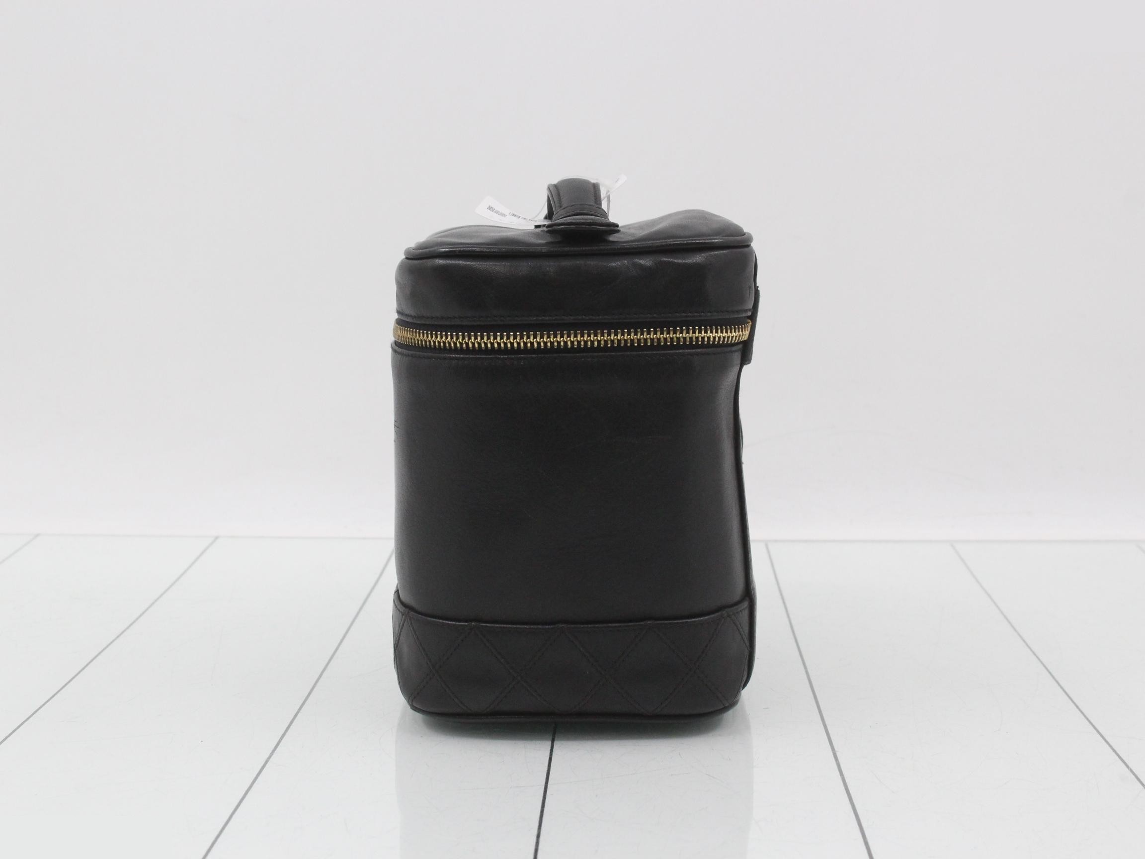 Lambskin Vanity Bag, Bicore, Gold Hardware — view 3