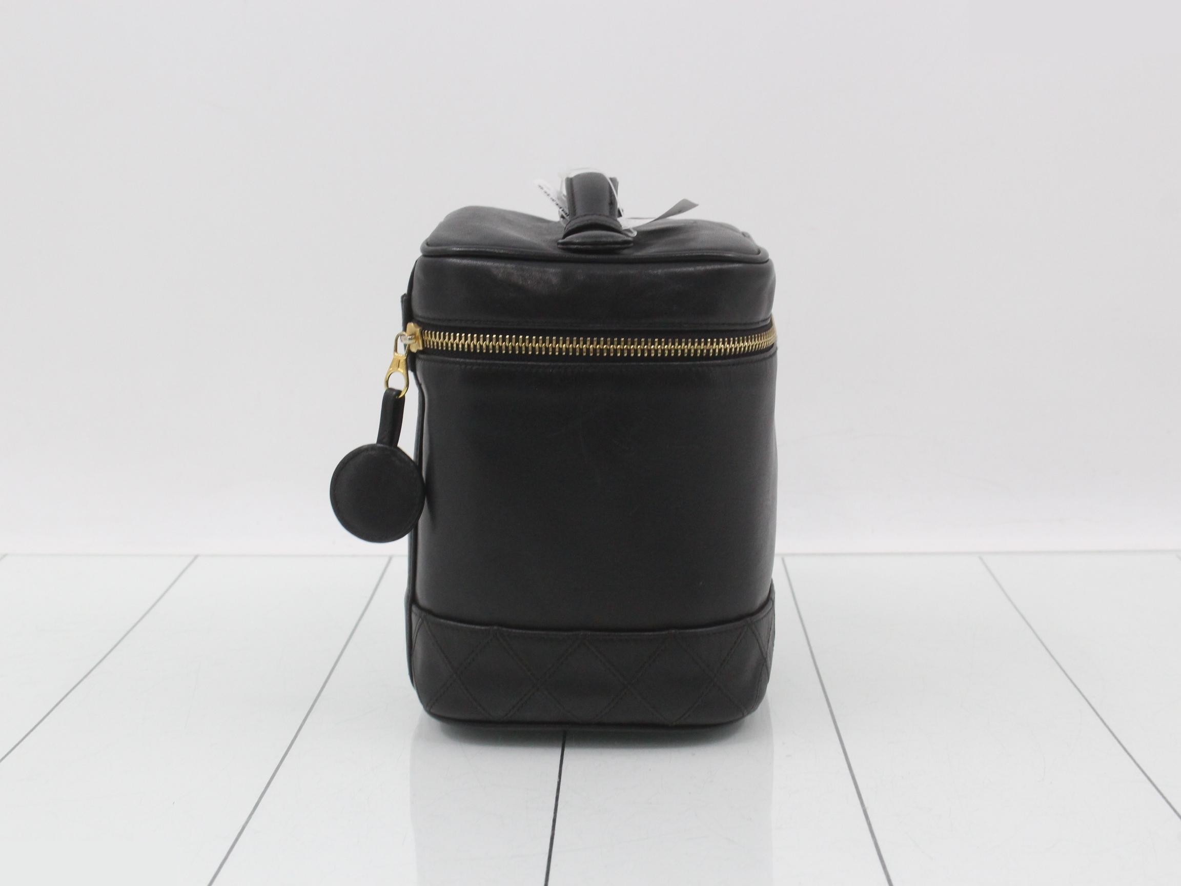 Lambskin Vanity Bag, Bicore, Gold Hardware — view 4