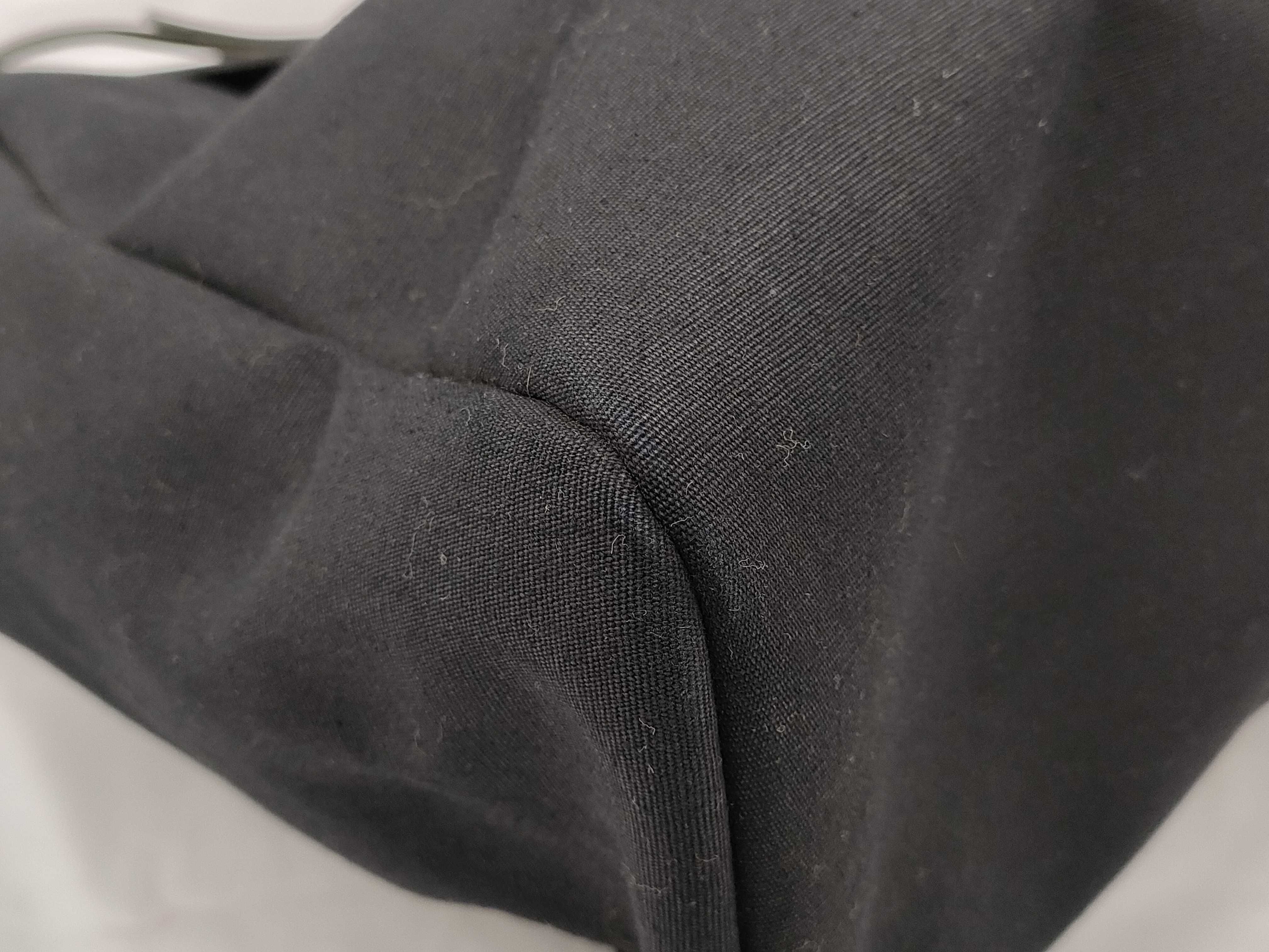 Herbag GM Toile Officier x Vache Hunter Black Silver Hardware C: 1999 Shoulder Bag — view 4