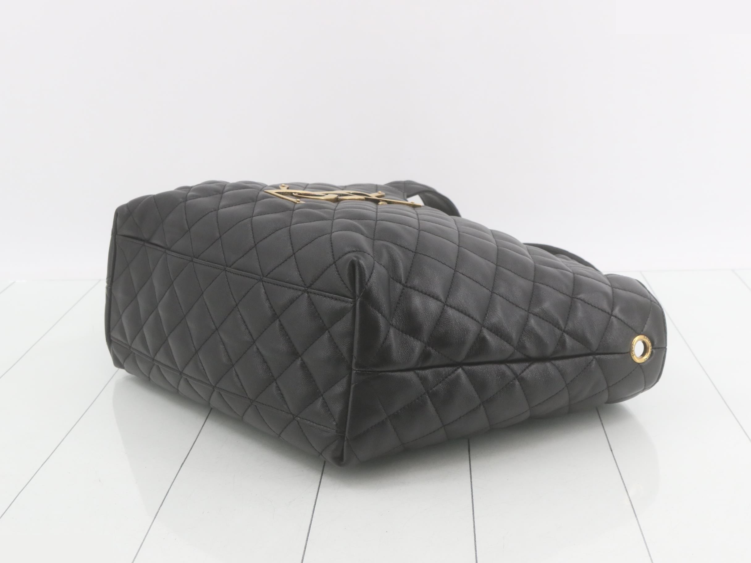 ICARE Lambskin Leather Tote Bag with Pouch — view 6