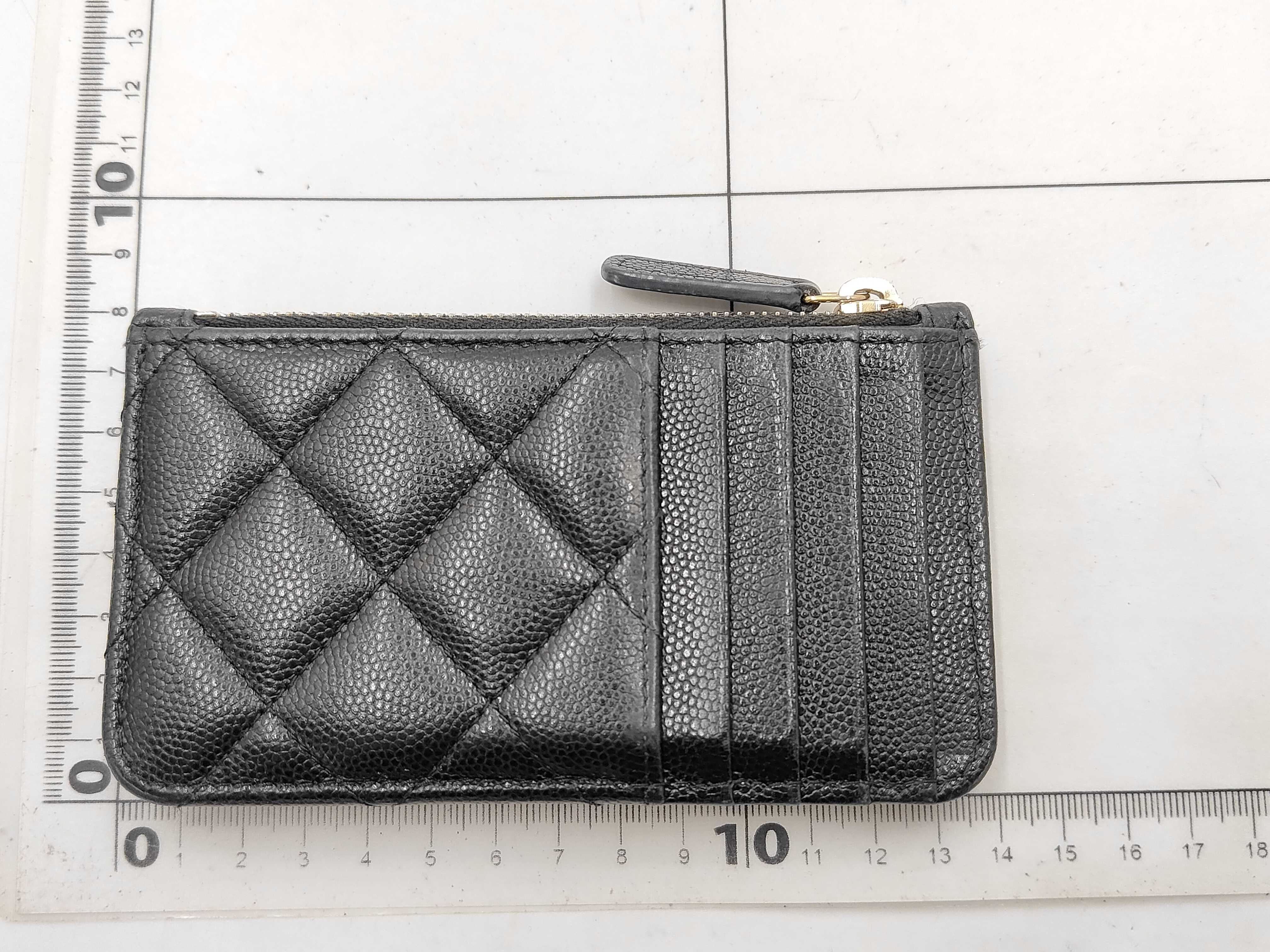 Fragment Case, Caviar Leather, Coco Mark, Black, Complete with Accessories, Card Case — view 2