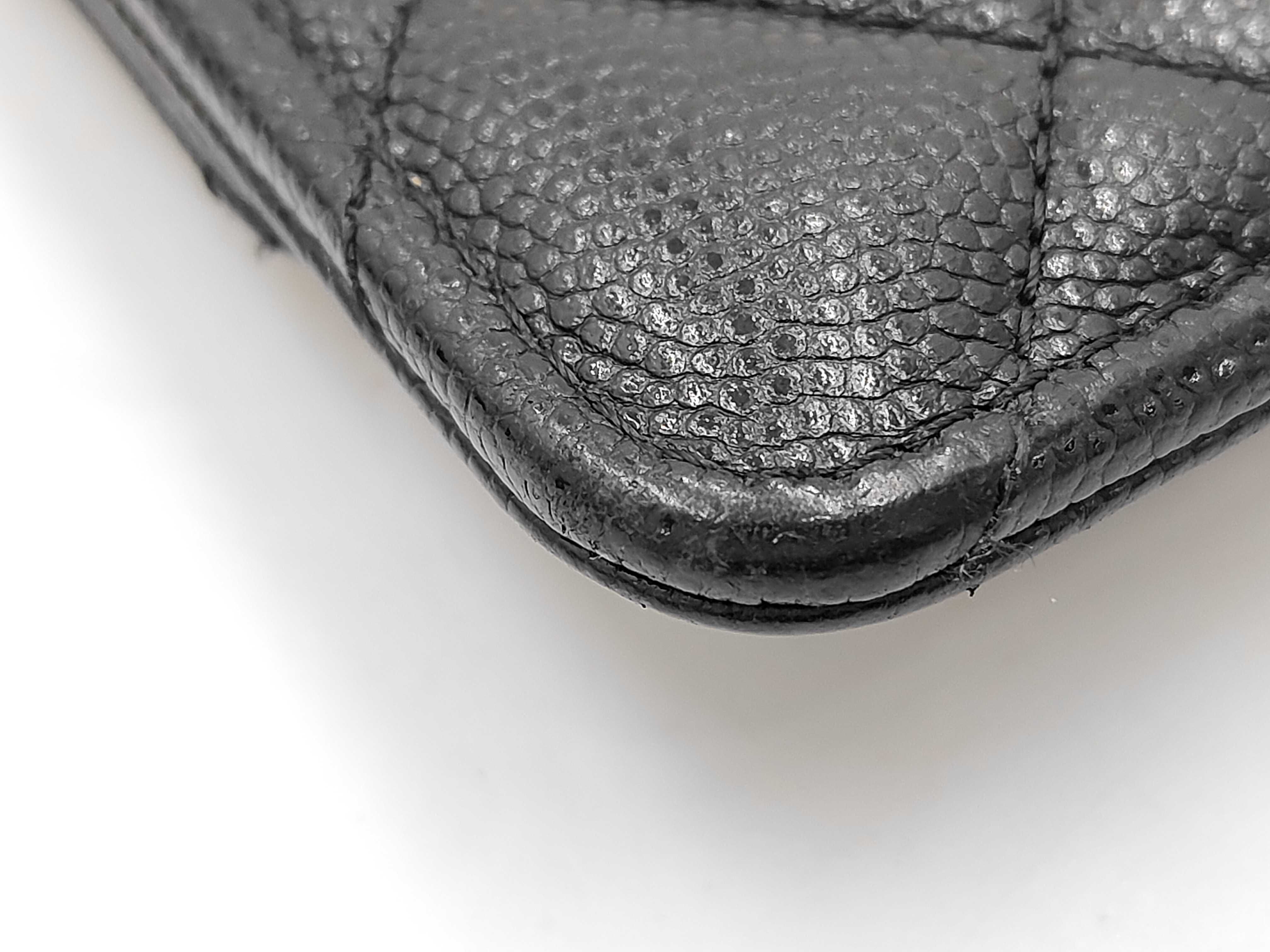 Fragment Case, Caviar Leather, Coco Mark, Black, Complete with Accessories, Card Case — view 3