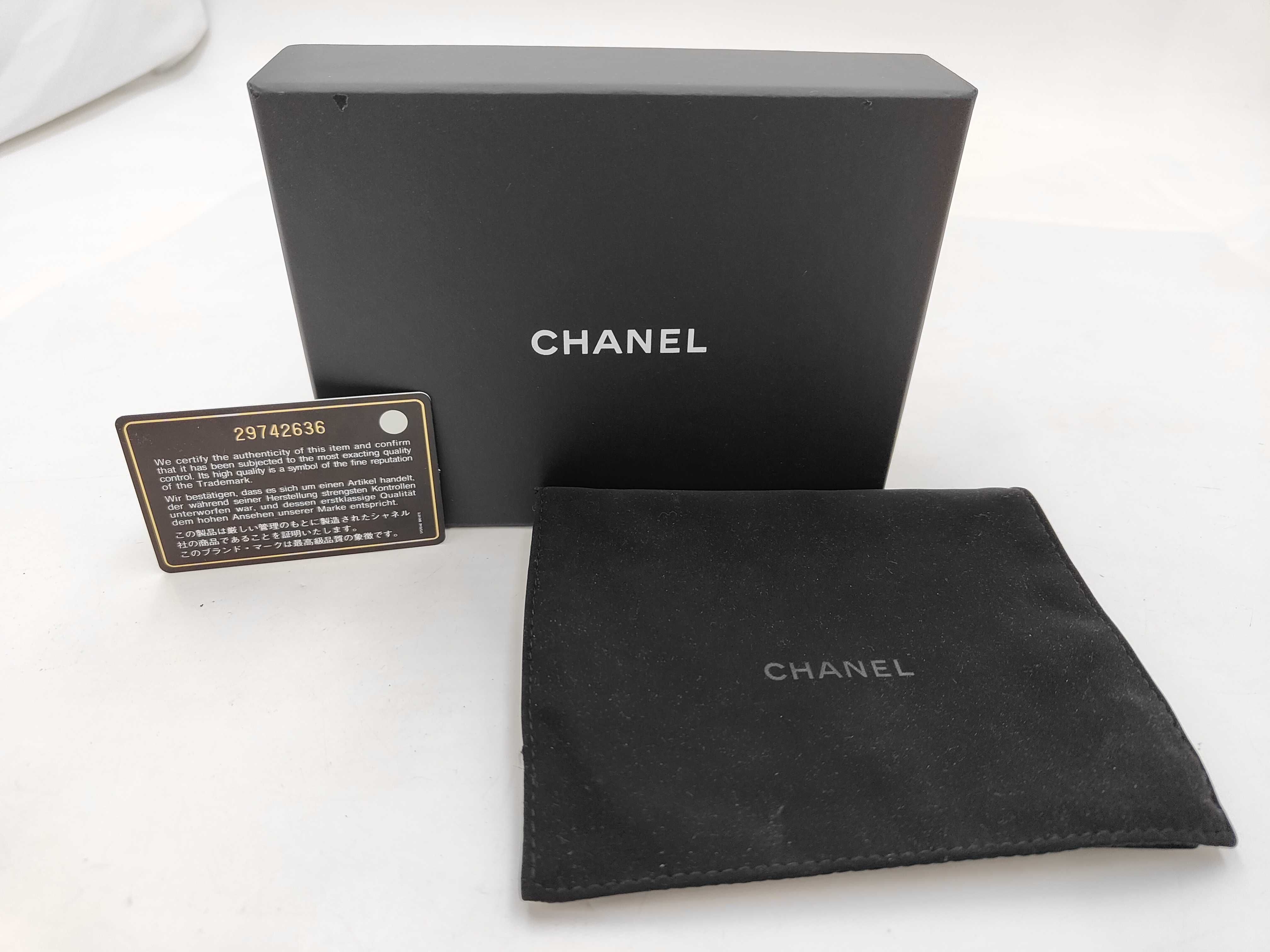 Fragment Case, Caviar Leather, Coco Mark, Black, Complete with Accessories, Card Case — view 9