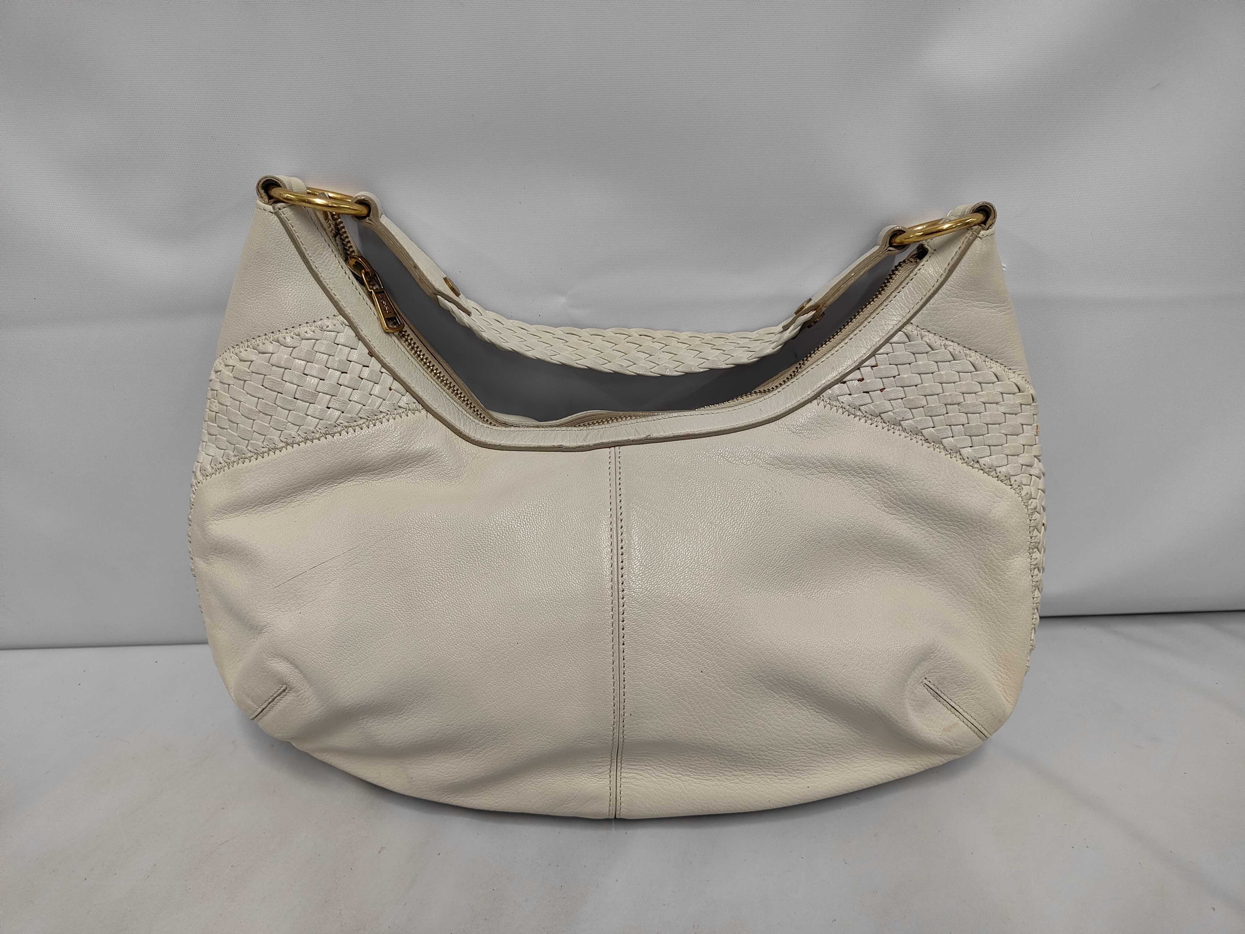 One-Shoulder Bag, Woven Leather Shoulder Bag