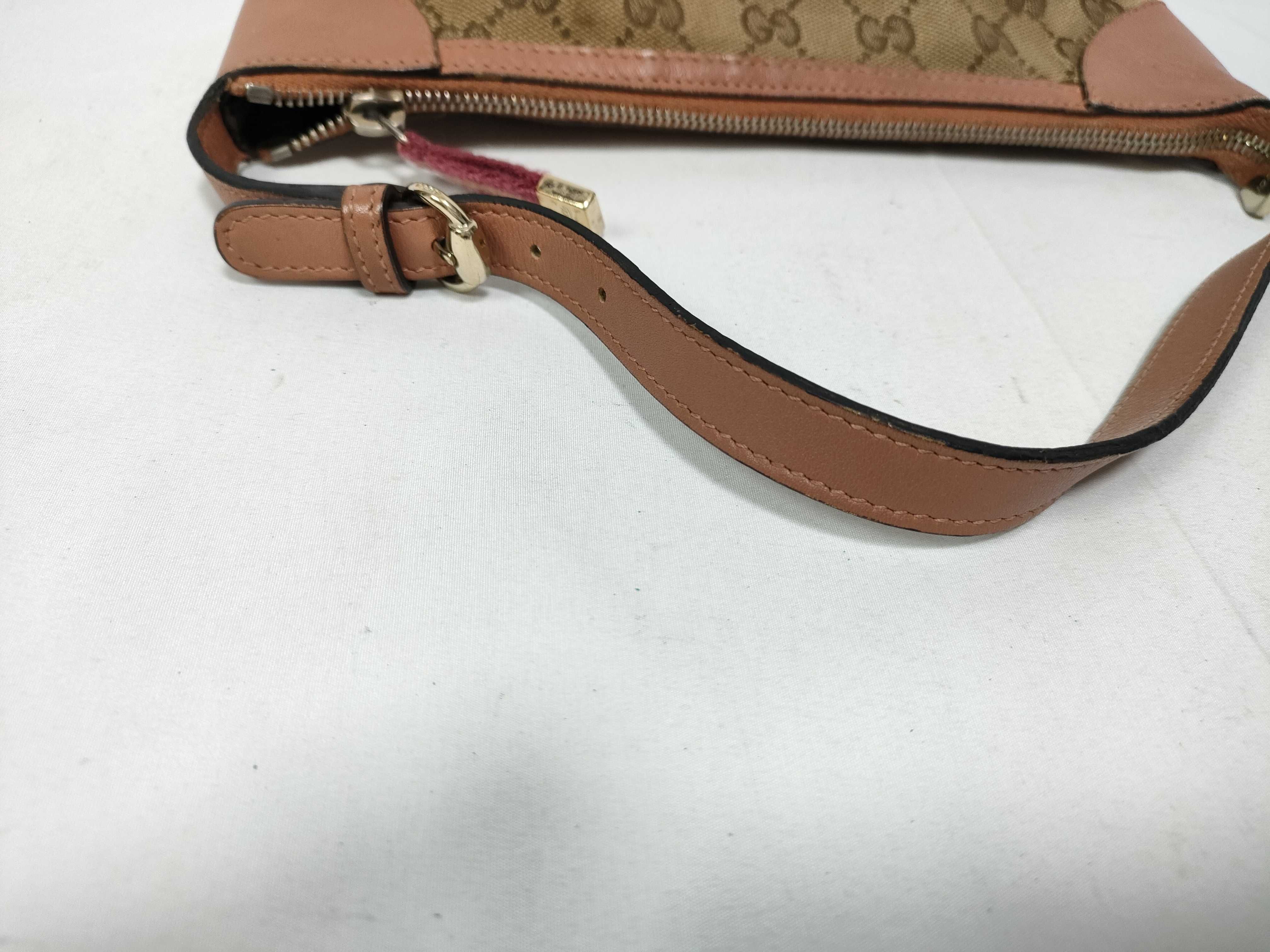 Vintage Orange Canvas GG Supreme Lunchbox Underarm Bag Handbag — view 6