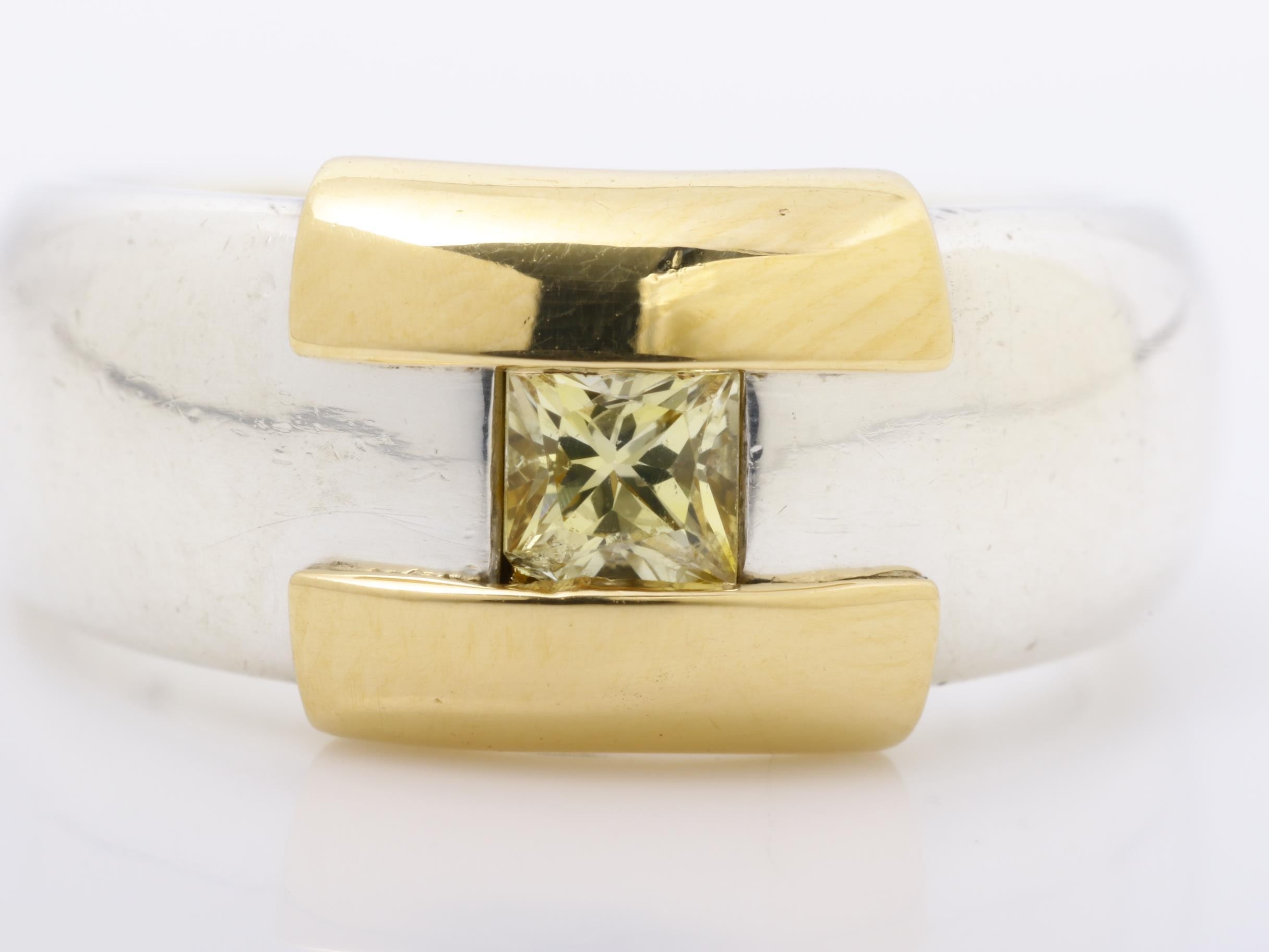 Hercules Combination Ring, 925/750, approx. 7.5g, stamped 49 — view 2