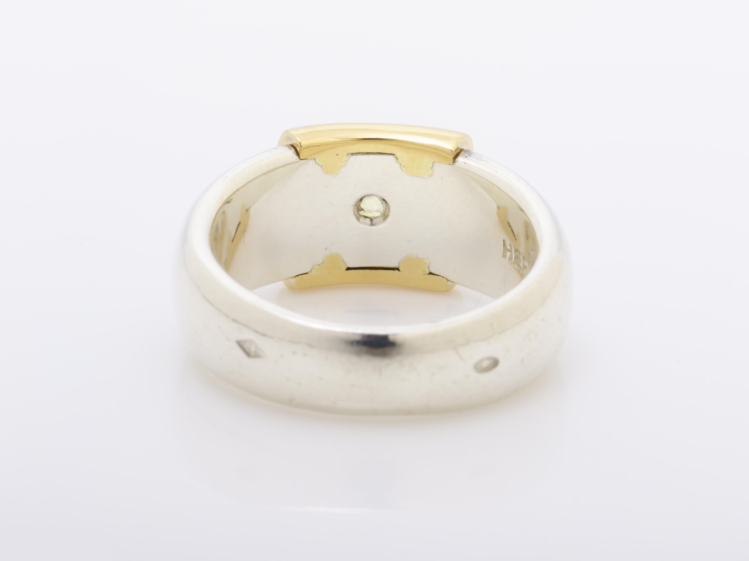 Hercules Combination Ring, 925/750, approx. 7.5g, stamped 49 — view 4
