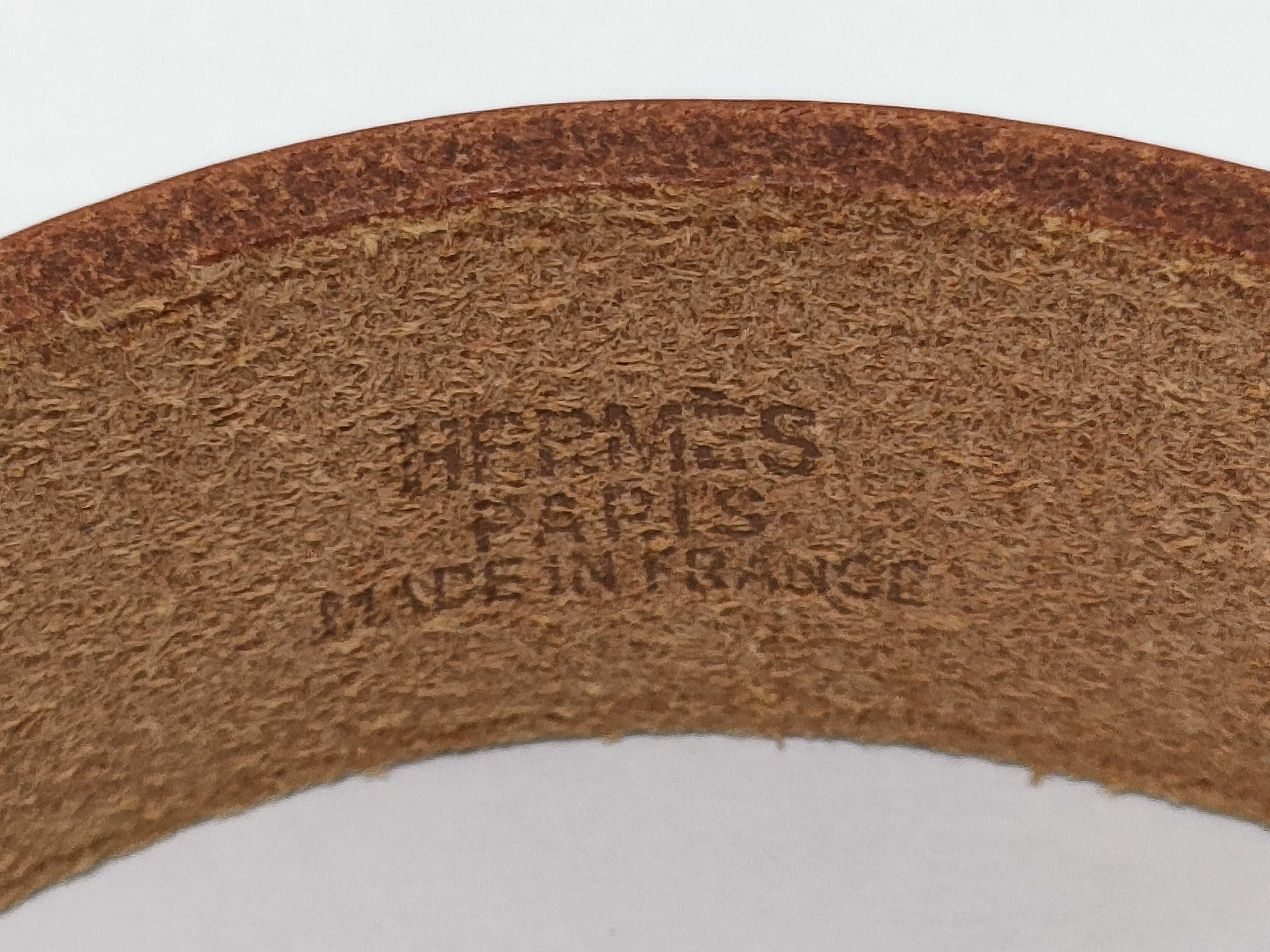 Pour Tour PM Leather Brown Bracelet ( E stamp) Bracelet/Bangle — view 3