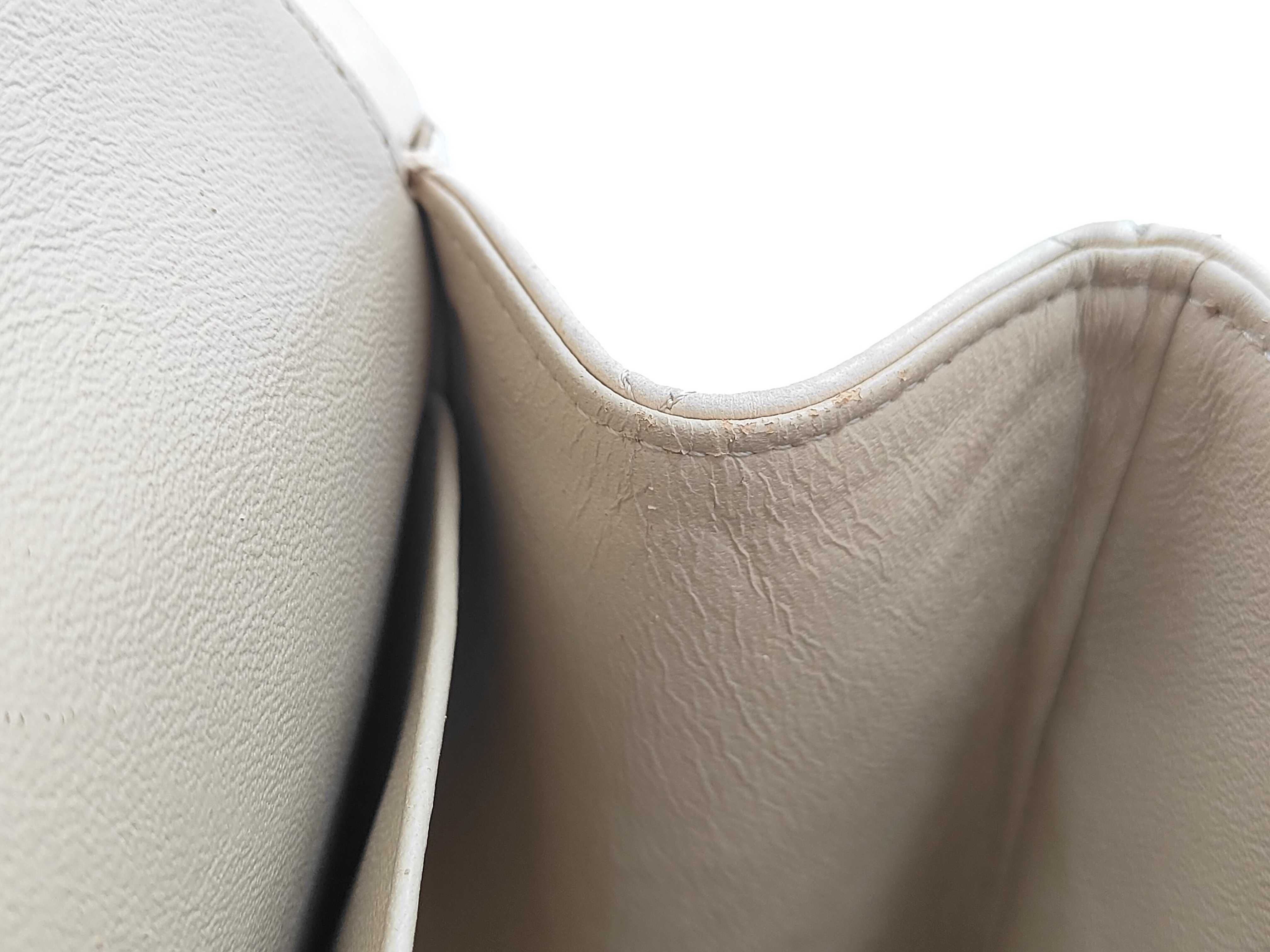 Matelassé 30 Lambskin Shoulder Bag, Beige, Double Flap, Seal 14 Series — view 11