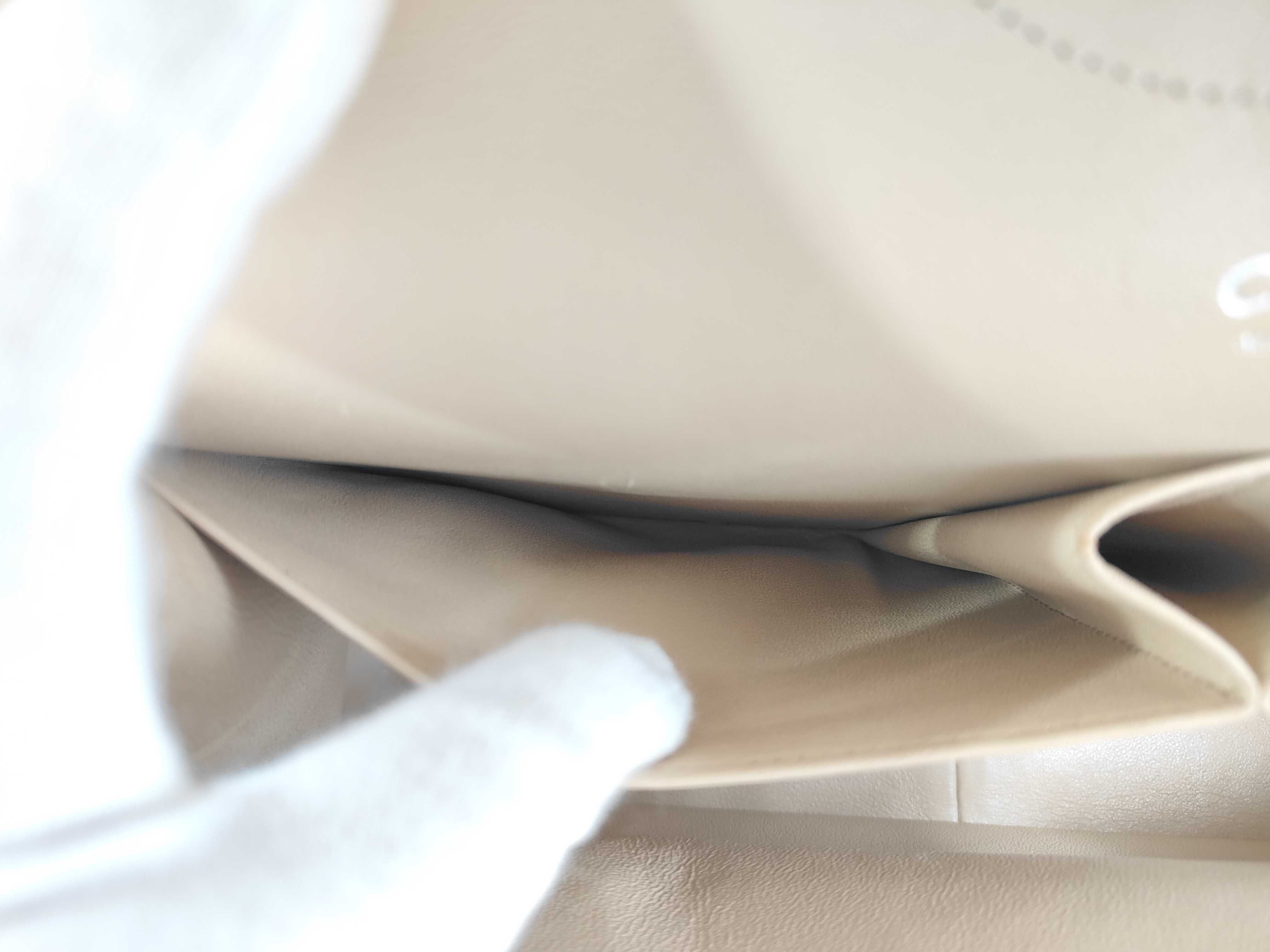 Matelassé 30 Lambskin Shoulder Bag, Beige, Double Flap, Seal 14 Series — view 15