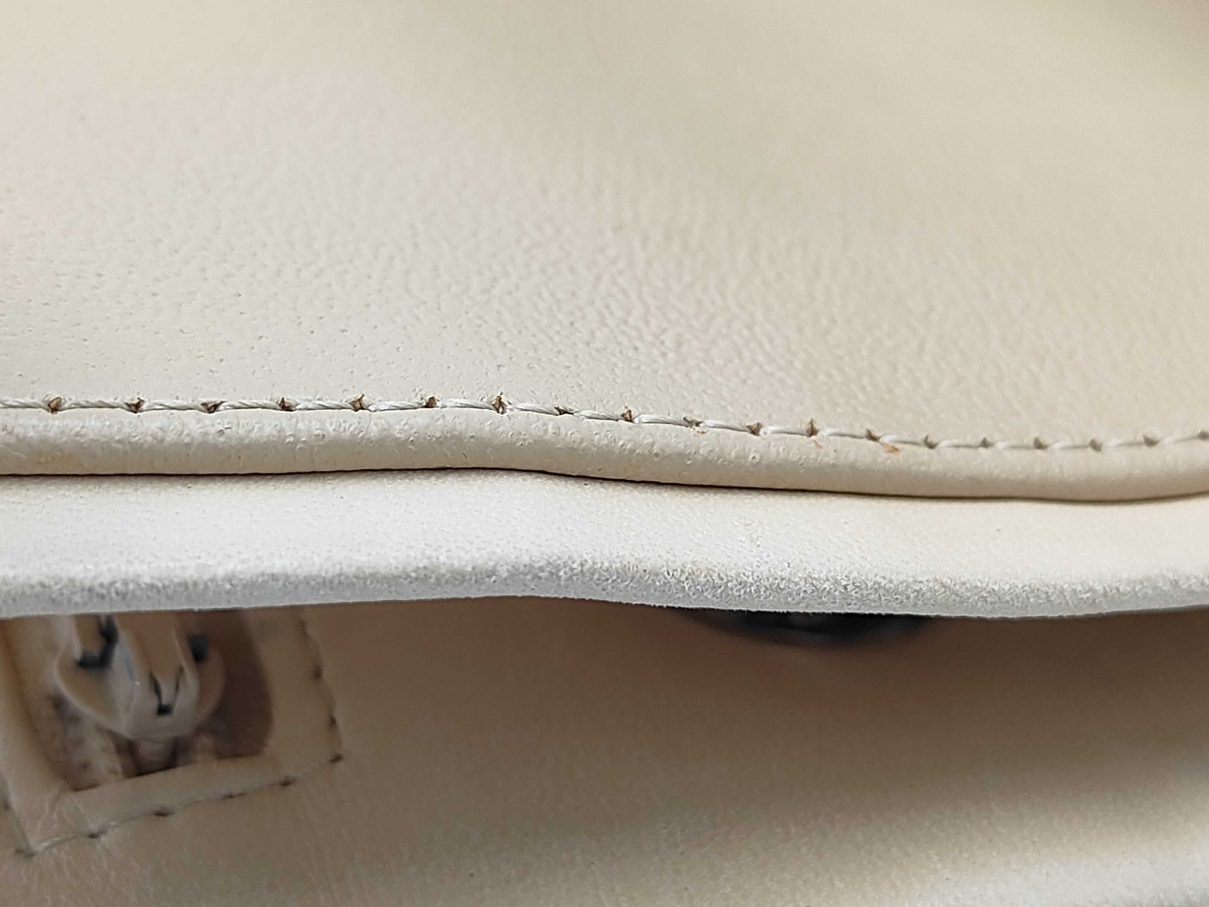 Matelassé 30 Lambskin Shoulder Bag, Beige, Double Flap, Seal 14 Series — view 9