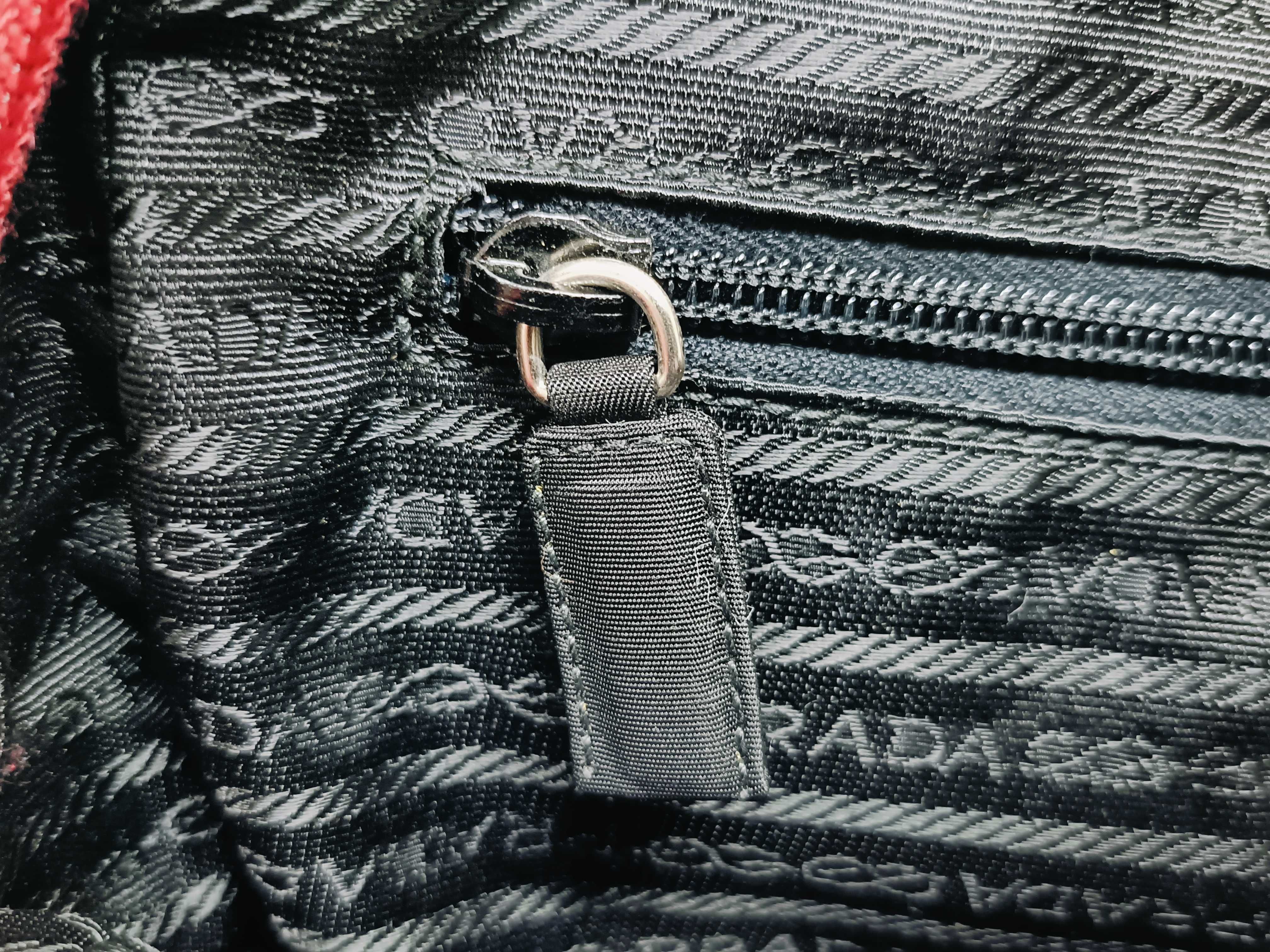 Nylon Mini Tote Bag, Red Handbag — view 14