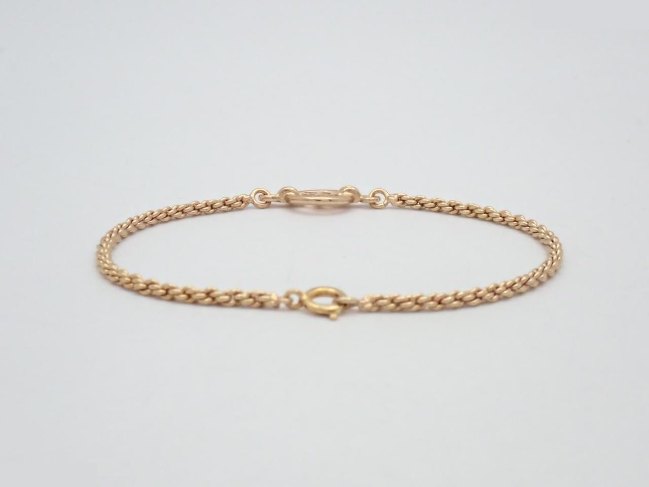 Other items in the line: Precious metal bracelets and bangles (metal), wrist circumference approximately 18.5 cm. — view 2
