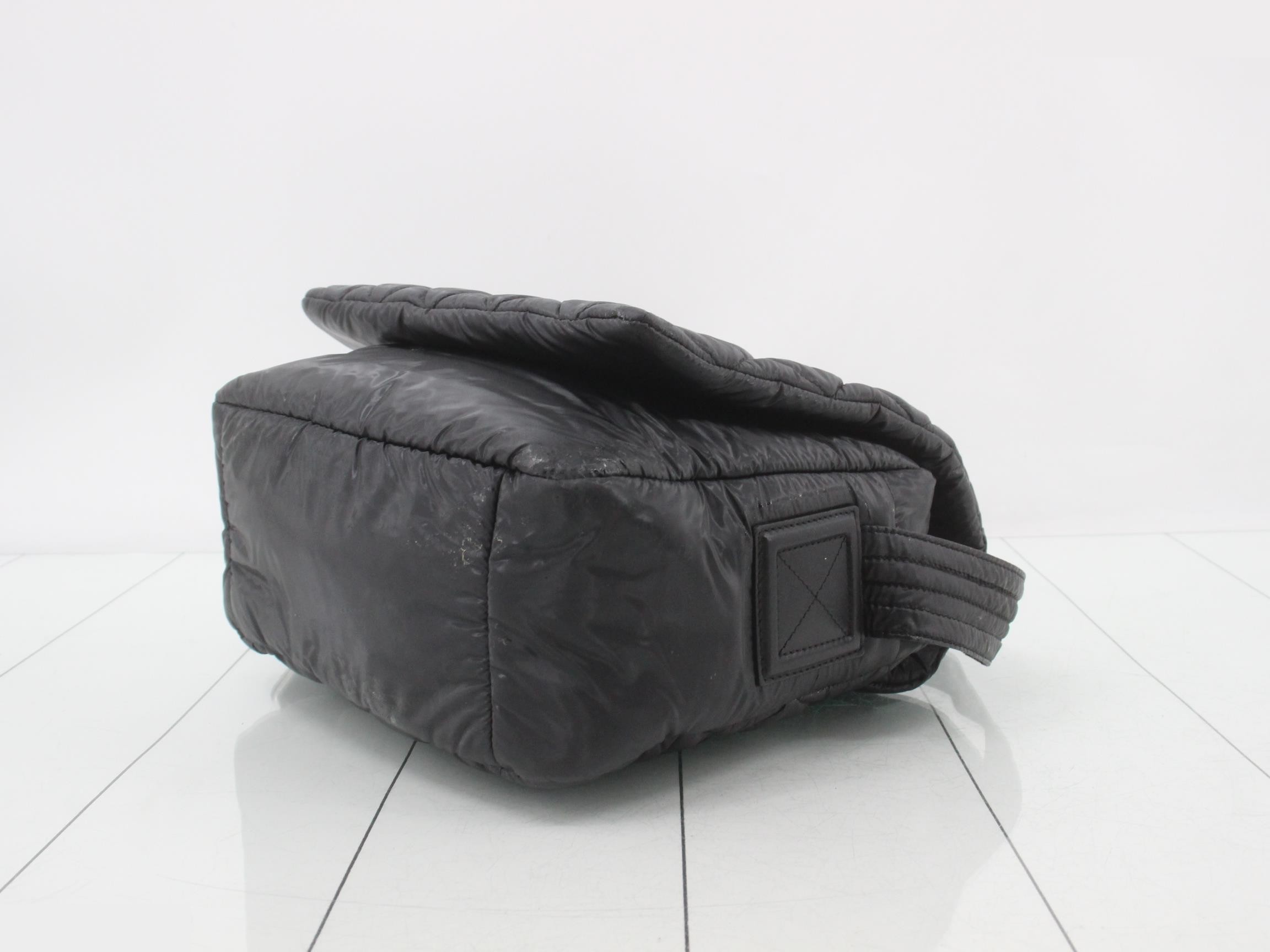 Coco Cocoon Coco Mark Shoulder Bag, Black — view 6