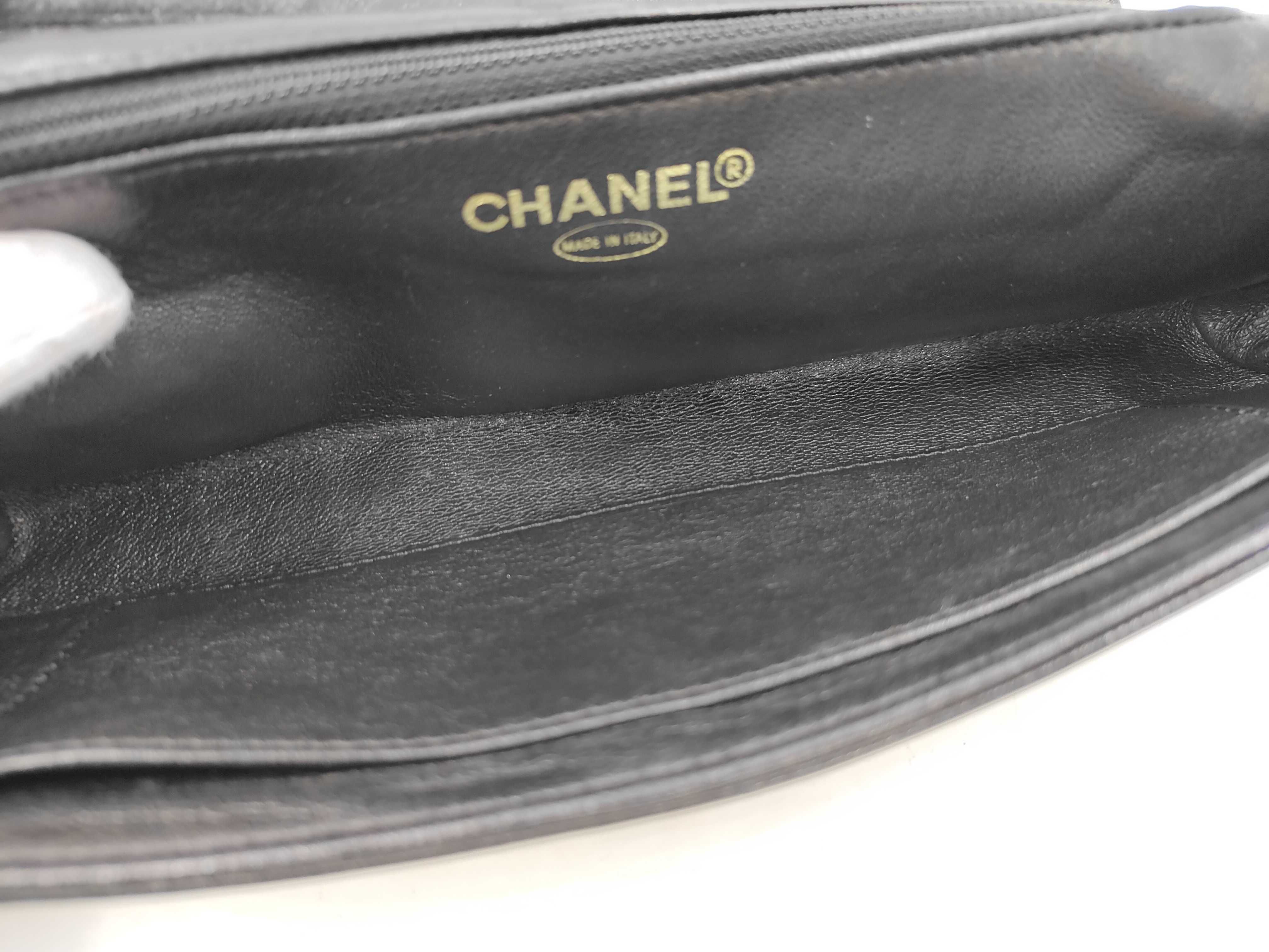 Lambskin Chain Handbag Imperial Eagle Coco Mark Black Shoulder Bag — view 5
