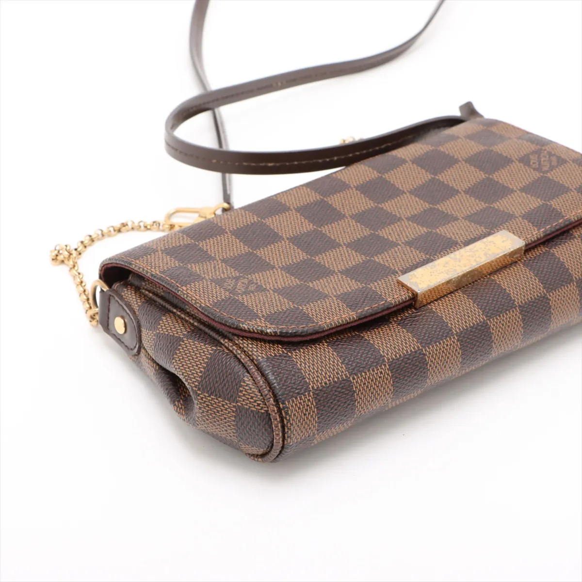 Damier Favorite PM N41276 FL2153 Brown — view 4