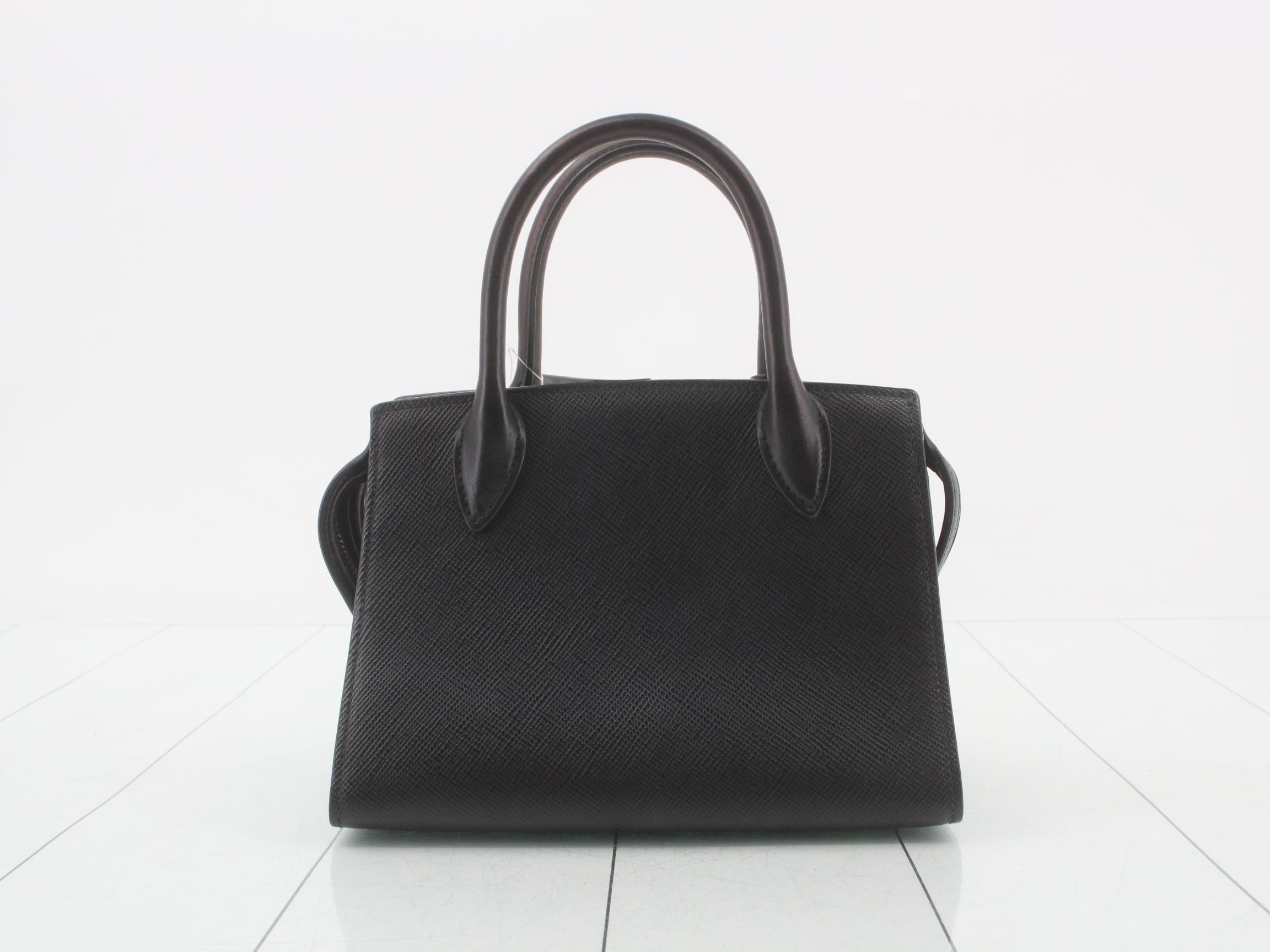 Monochrome Mini Handbag, approximately 22cm wide — view 2