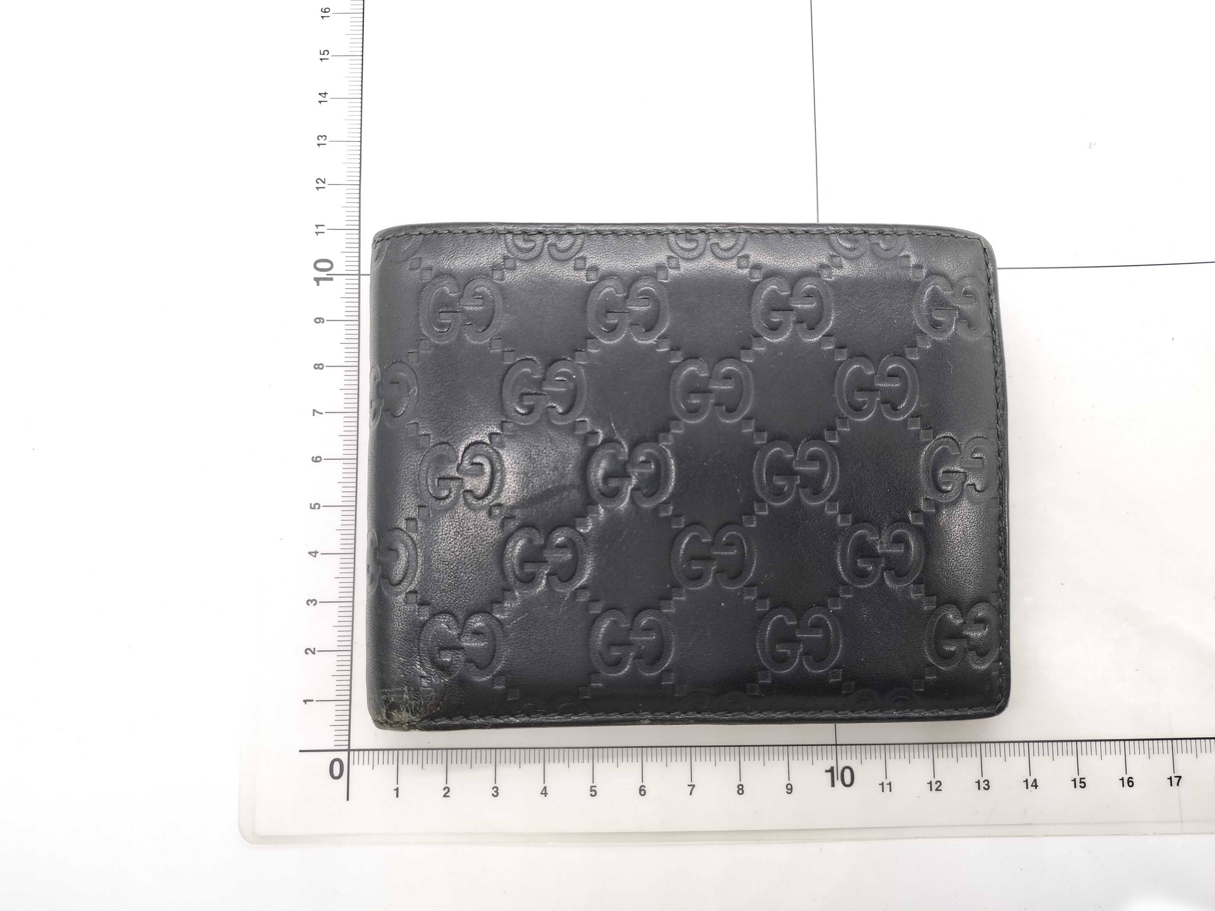 Guccissima folding wallet, black, 146226 wallet — view 2