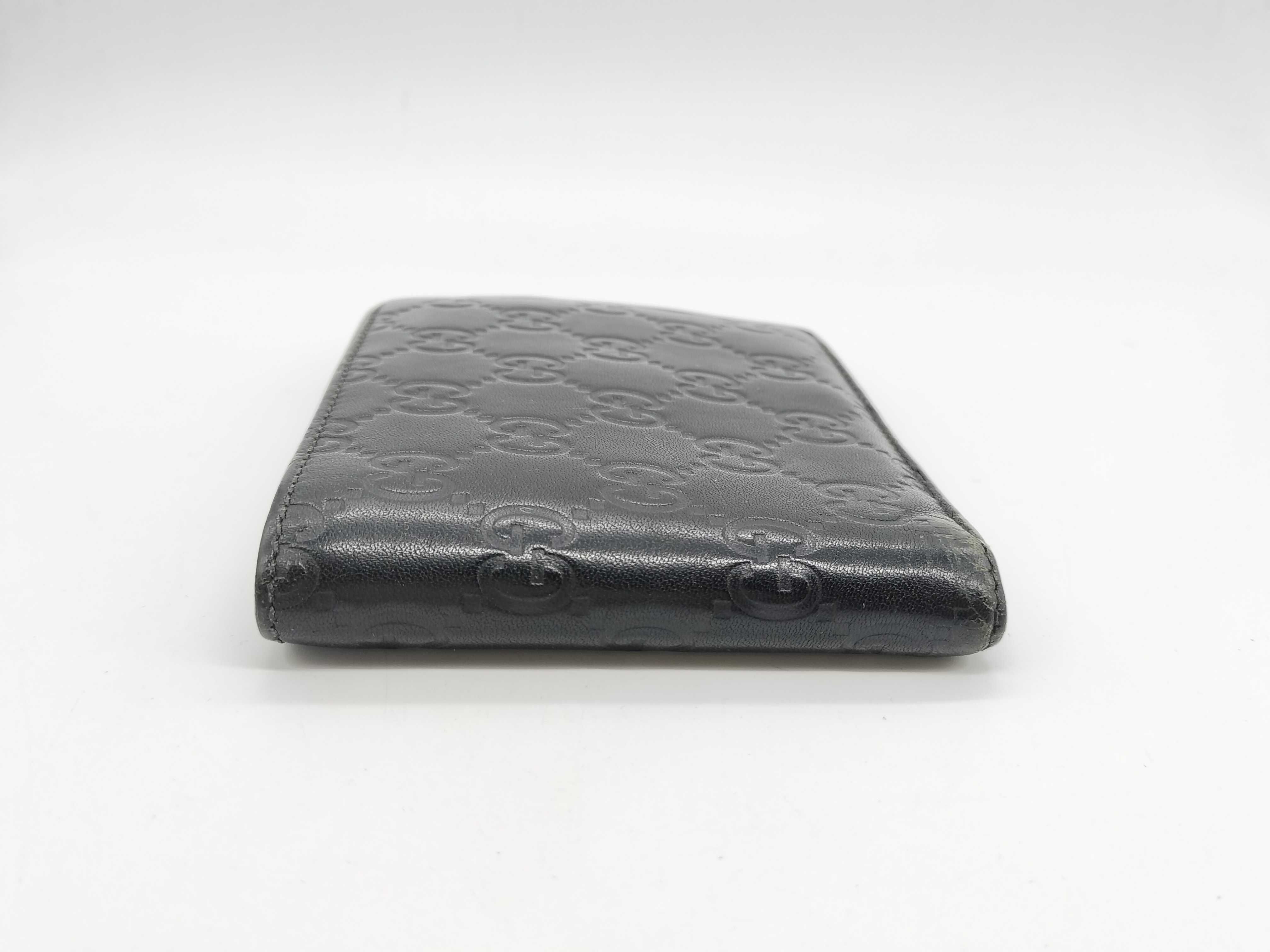 Guccissima folding wallet, black, 146226 wallet — view 4