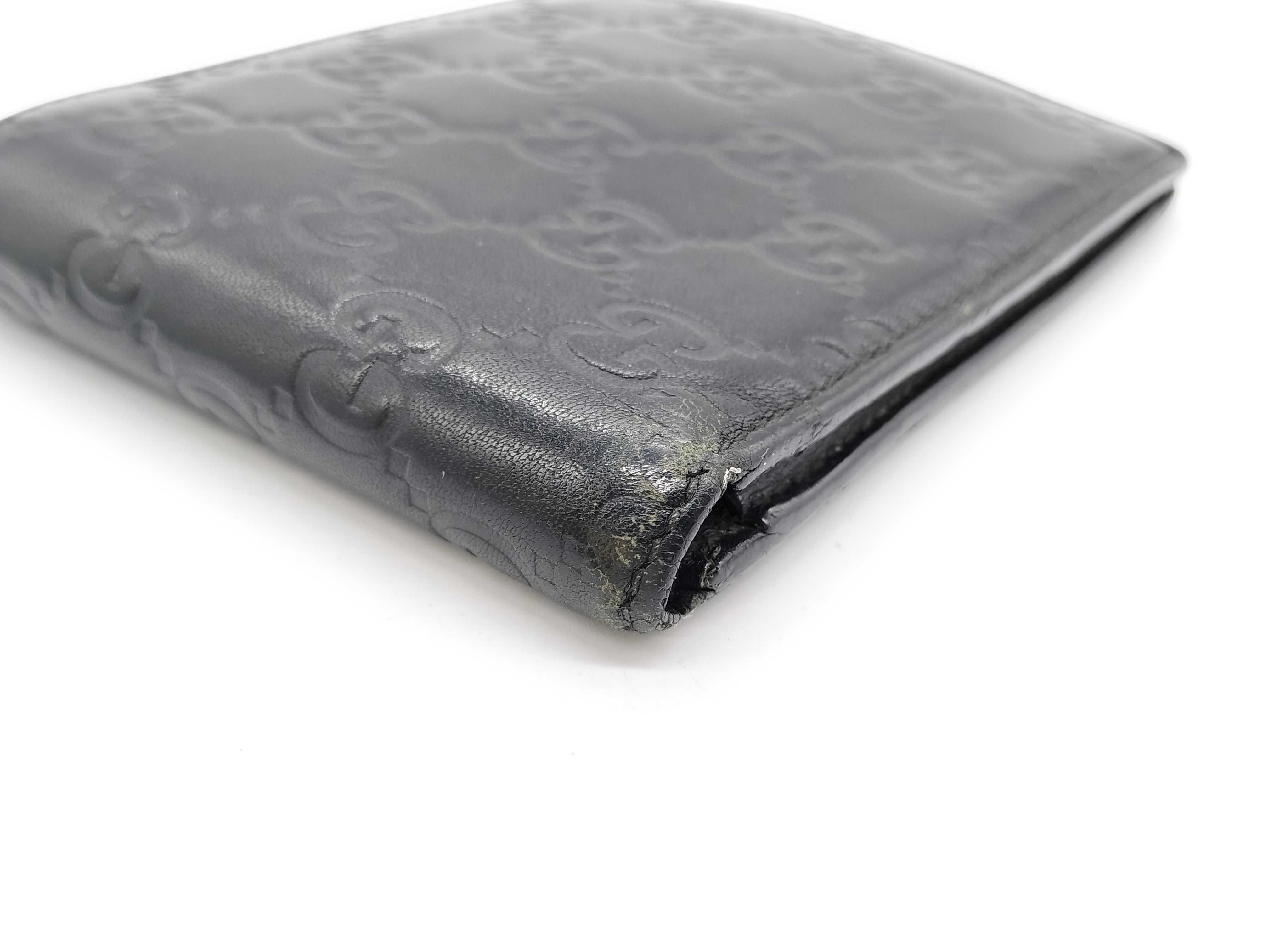 Guccissima folding wallet, black, 146226 wallet — view 5