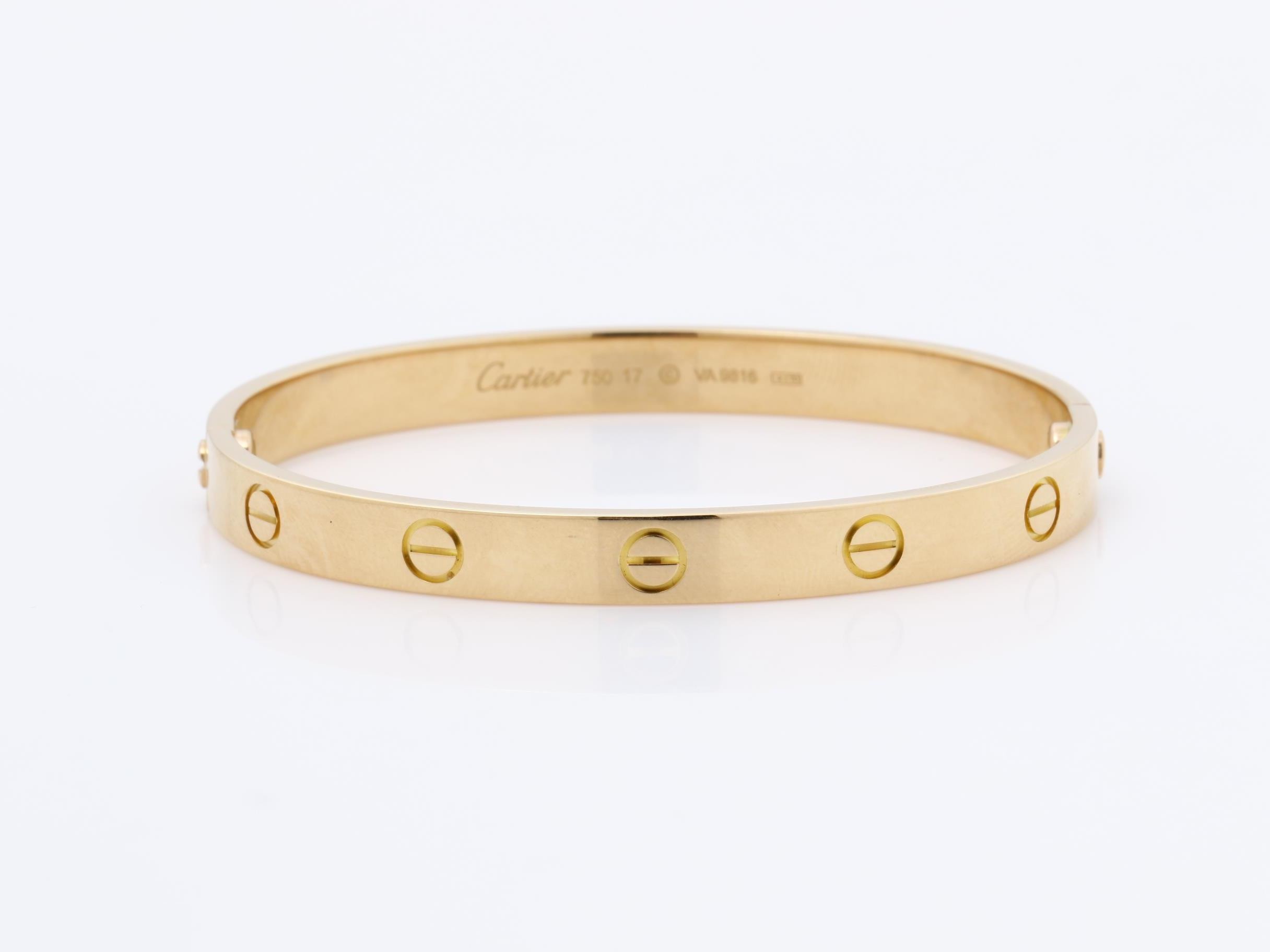 Love Series (Precious Metal) Bracelet/Bangle (Metal) 750PG 30.1g