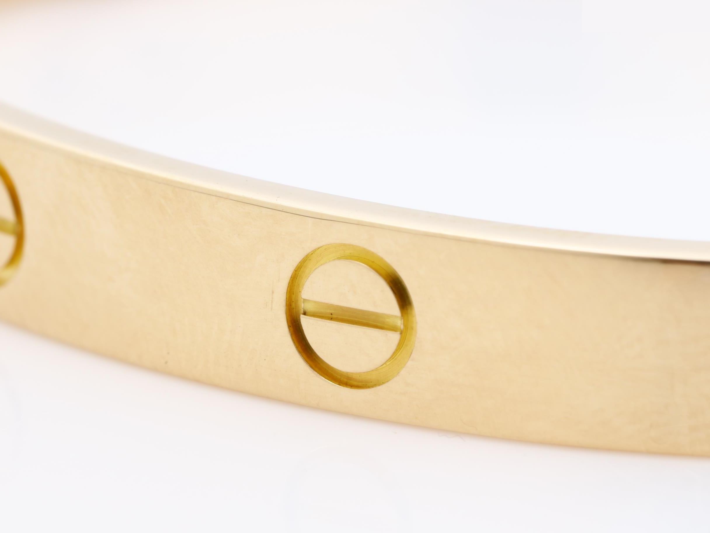 Love Series (Precious Metal) Bracelet/Bangle (Metal) 750PG 30.1g — view 3