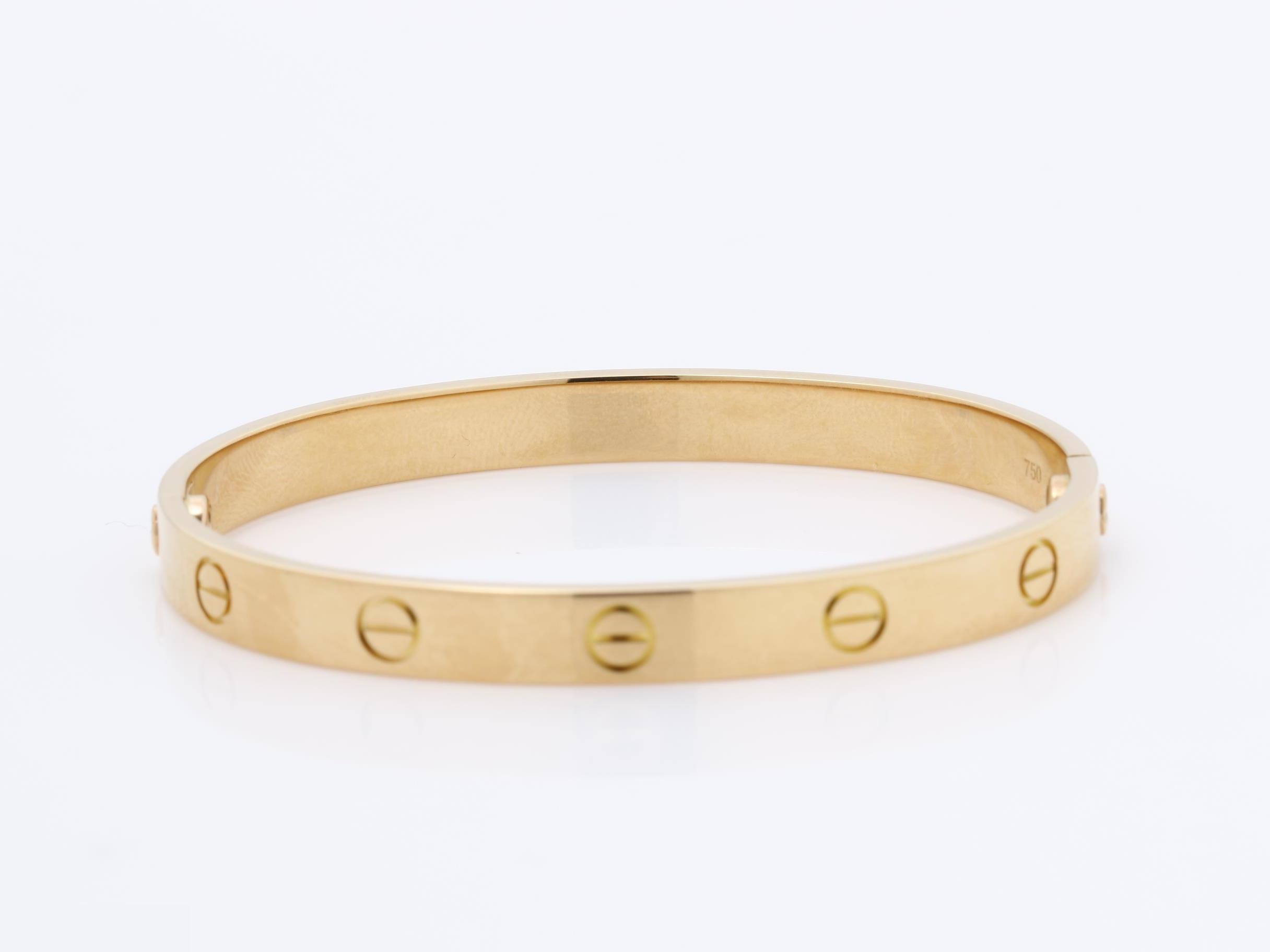 Love Series (Precious Metal) Bracelet/Bangle (Metal) 750PG 30.1g — view 4