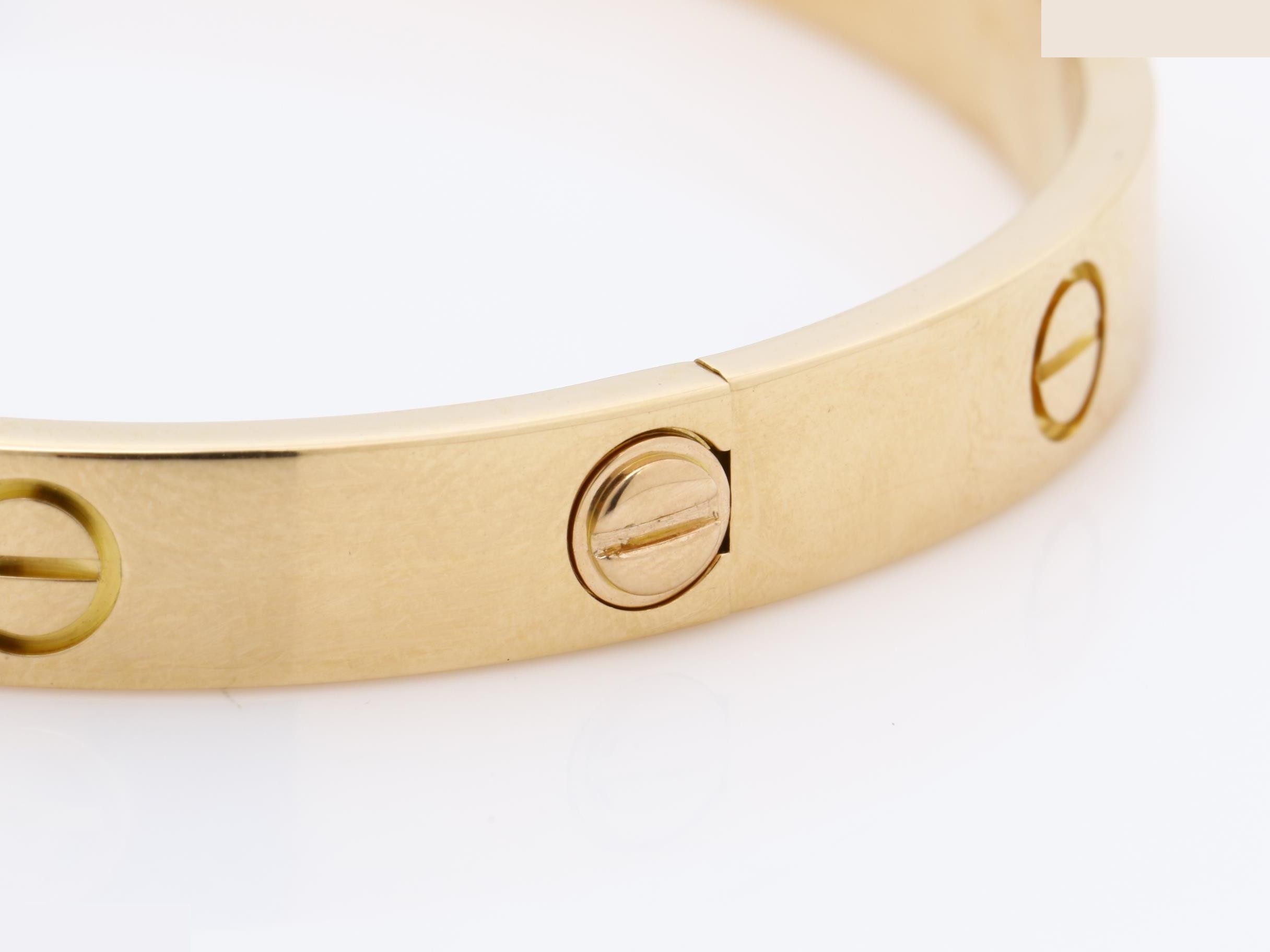 Love Series (Precious Metal) Bracelet/Bangle (Metal) 750PG 30.1g — view 5