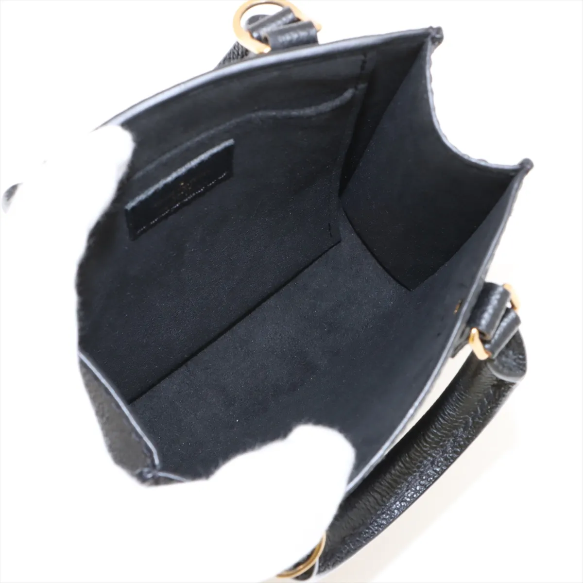 Monogram Empreinte Petite Sac Plat M80478 Black (RFID detected) — view 8