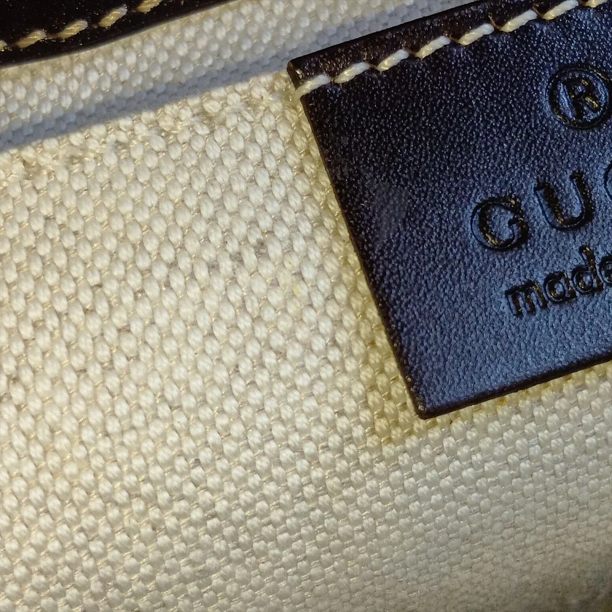 GG Canvas 269893 Canvas x Leather Handbag Beige x Brown — view 13