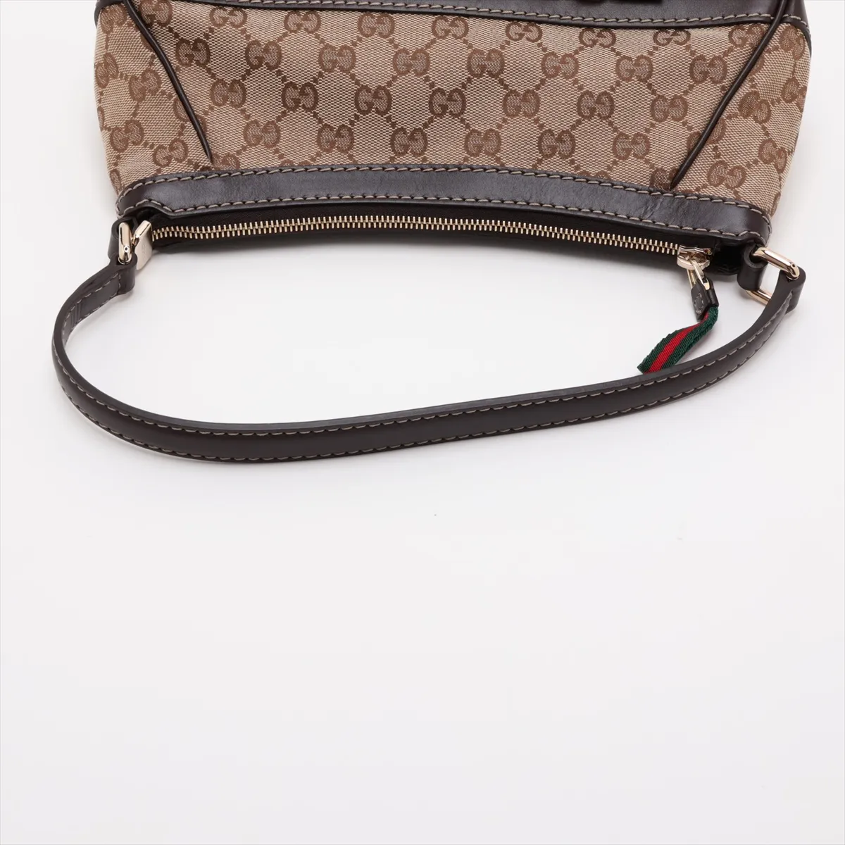 GG Canvas 269893 Canvas x Leather Handbag Beige x Brown — view 5