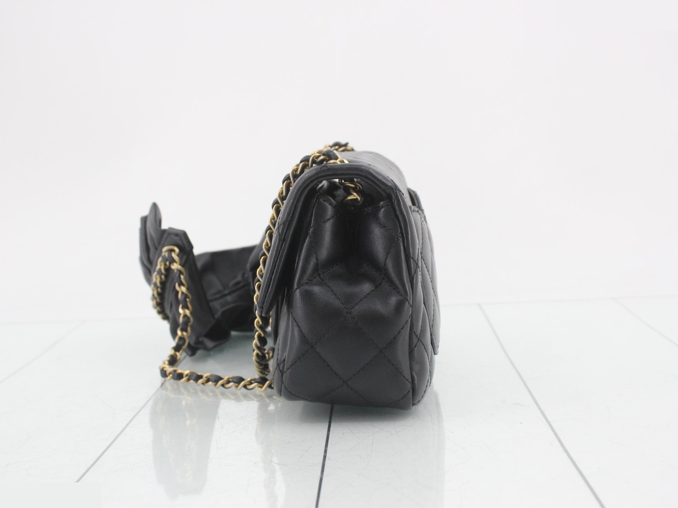 Mini Matelassé Chain Shoulder Bag — view 3