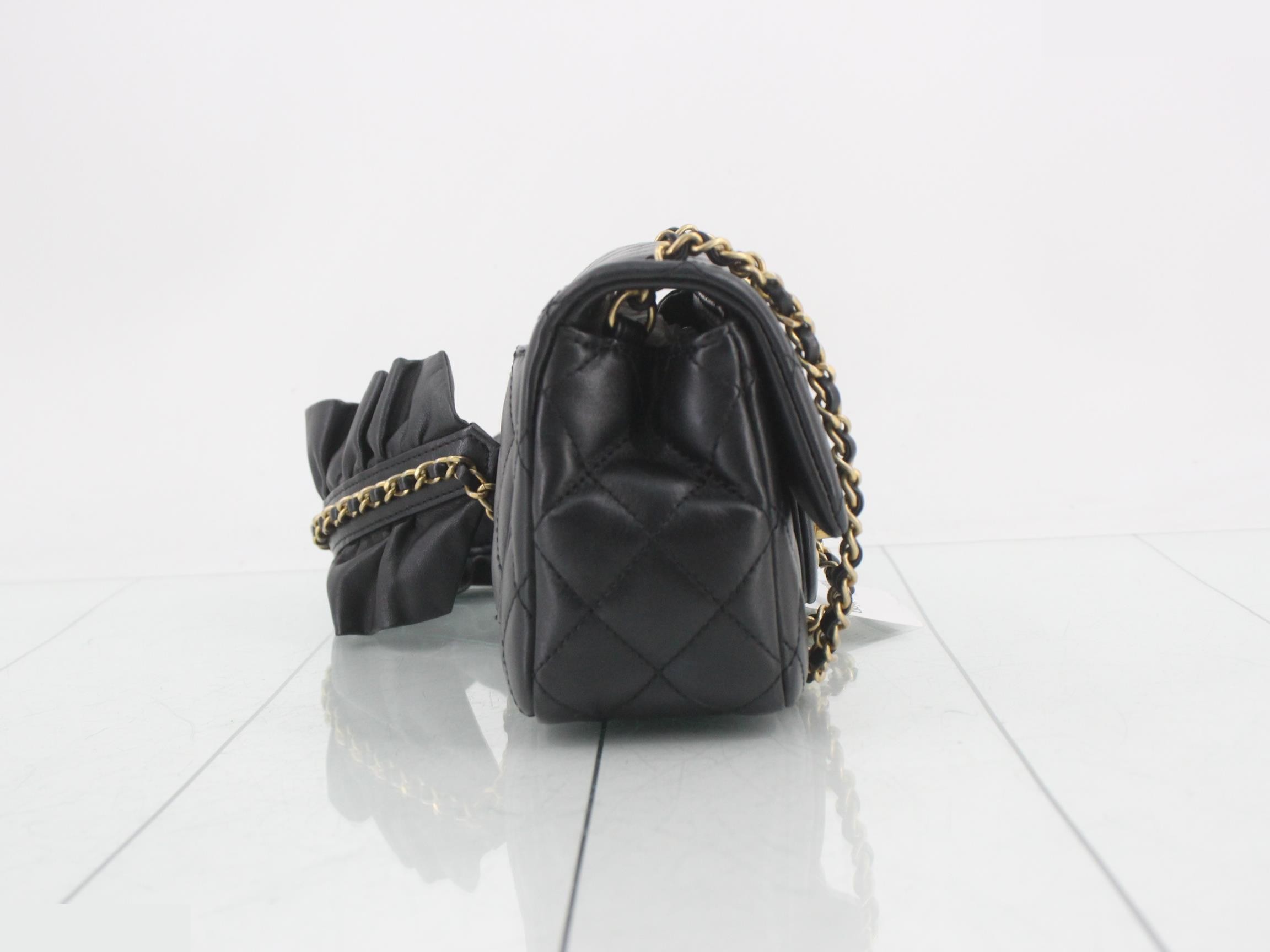 Mini Matelassé Chain Shoulder Bag — view 4
