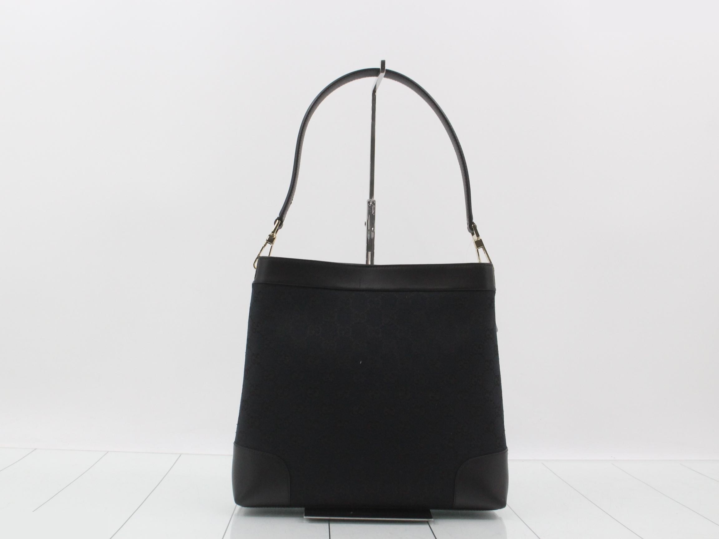 GG Canvas One-Shoulder Bag, Black, 001 4231 — view 2