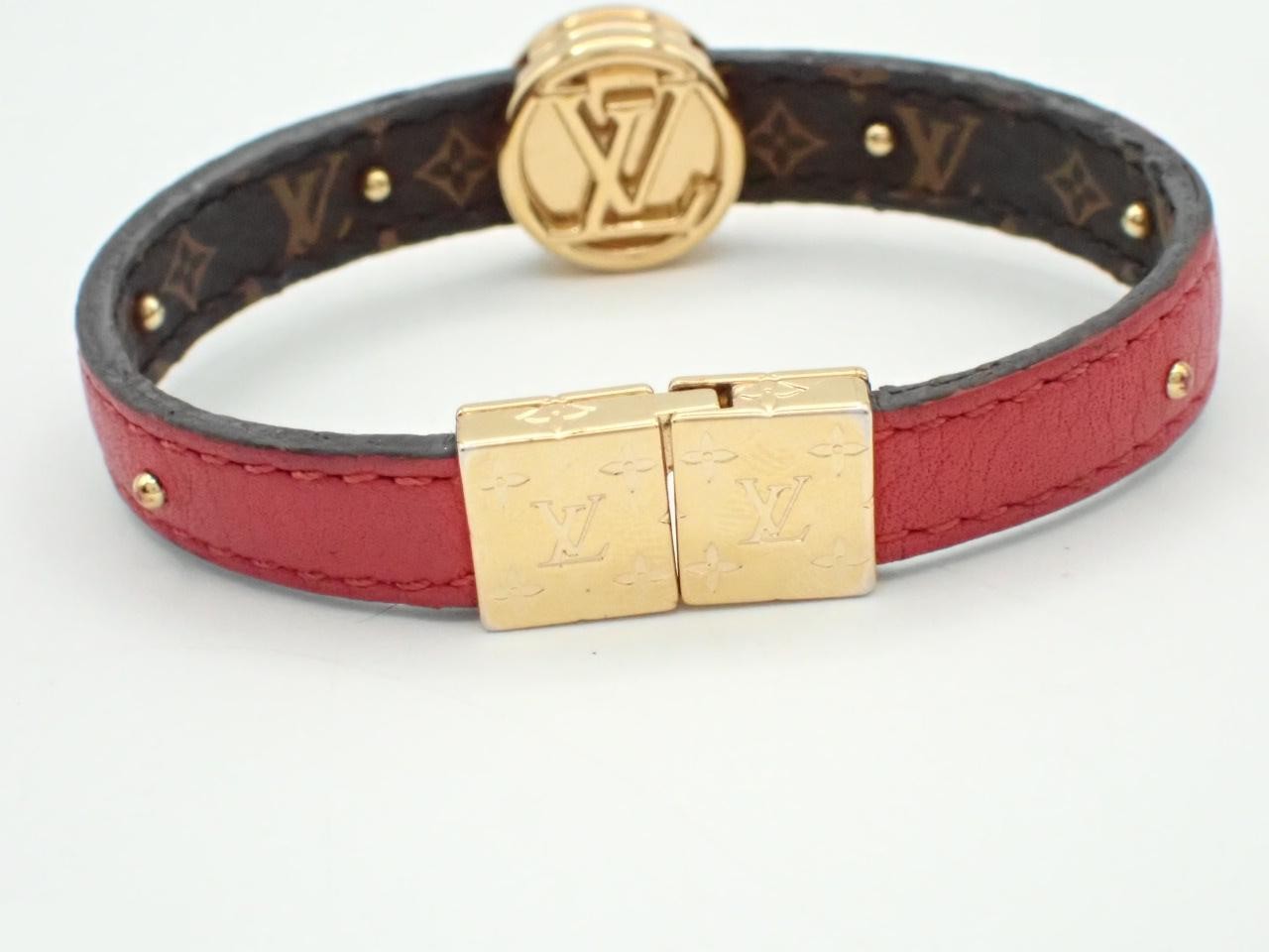 LV Bracelet LV Circle Reversible Monogram Noir M6173E — view 3