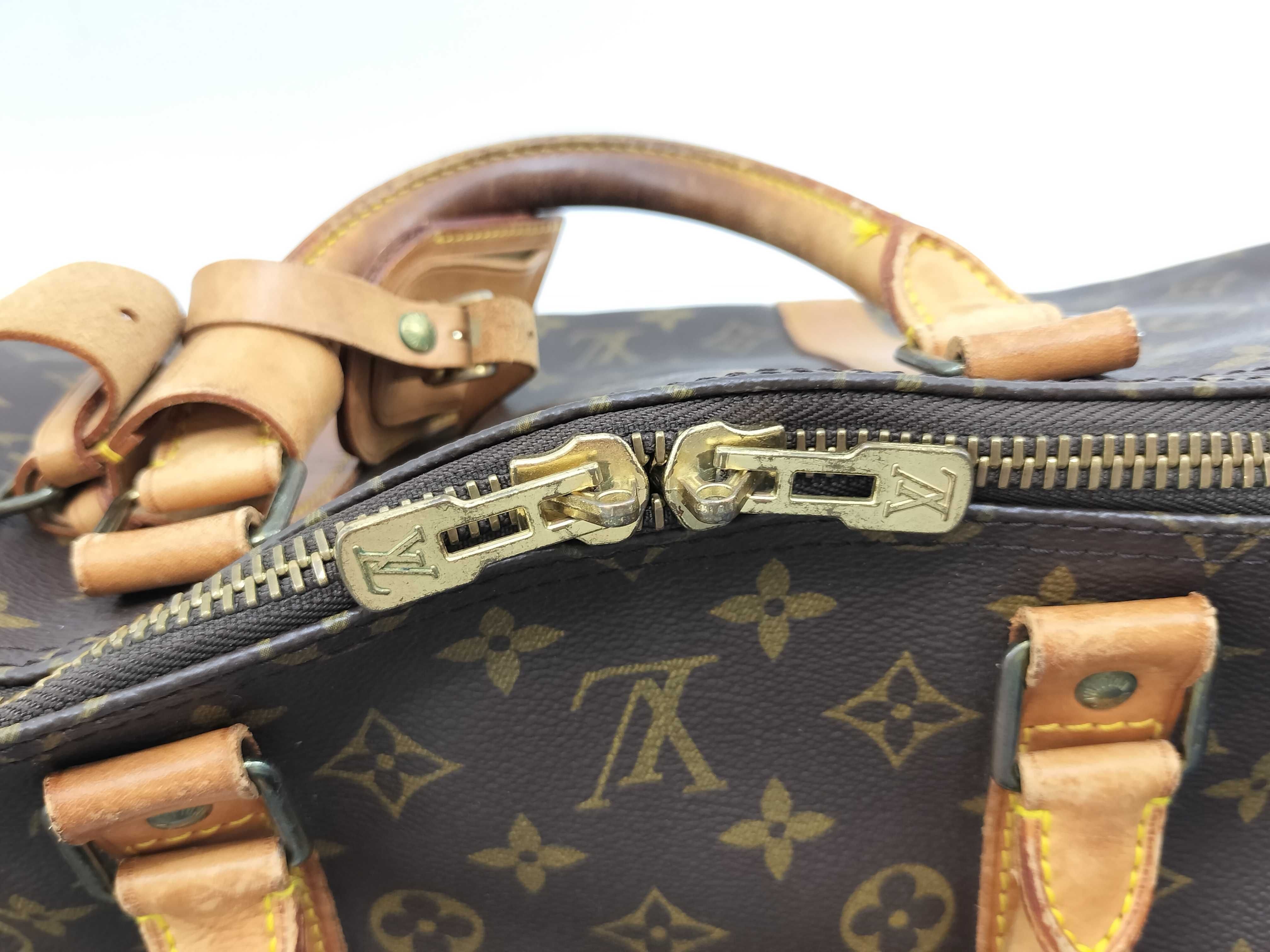Monogram Vuitton Keepall Bandoulière Boston Bag — view 11