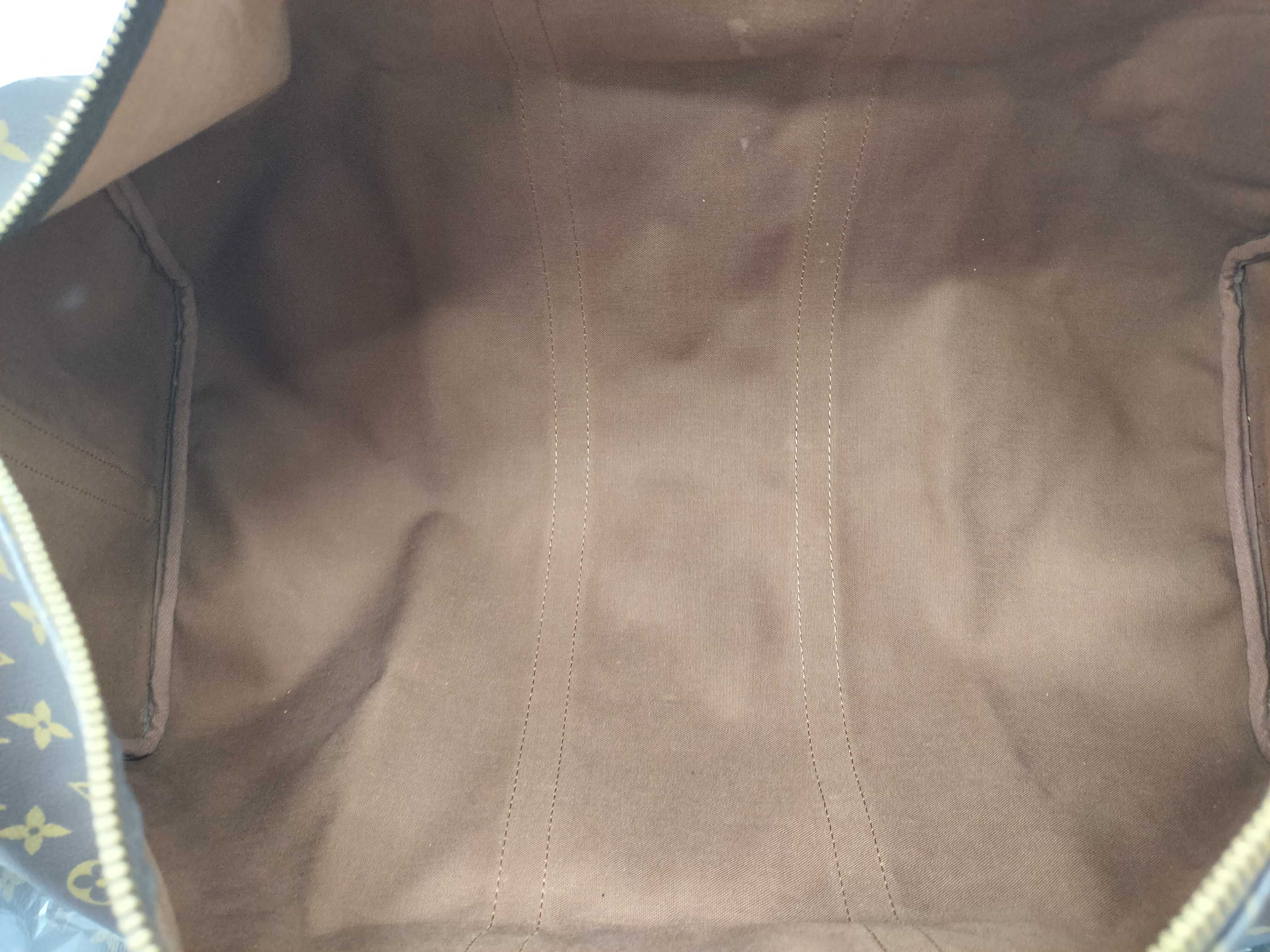 Monogram Vuitton Keepall Bandoulière Boston Bag — view 13