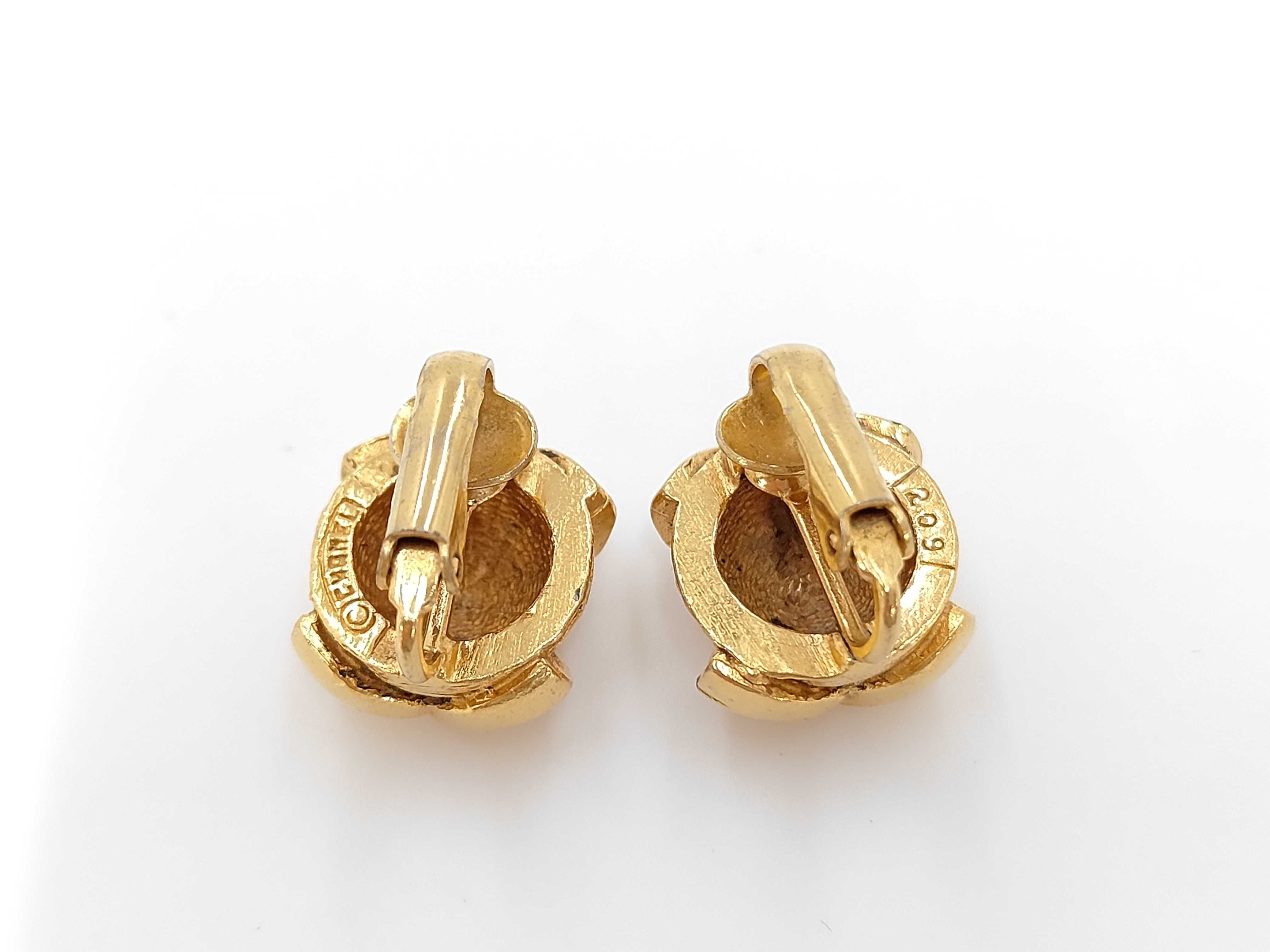earrings, Coco Mark, gold earrings — view 2