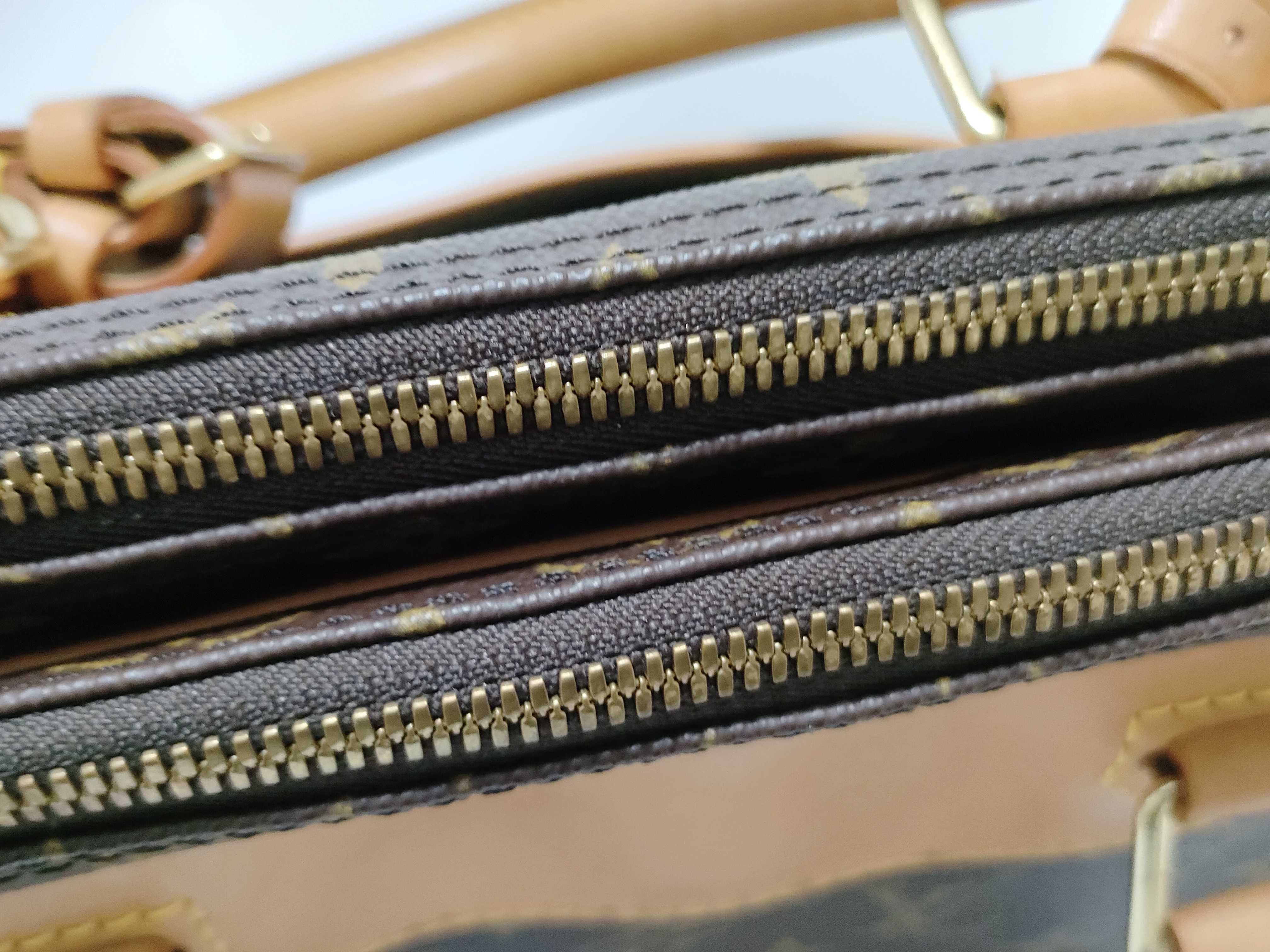 Monogram Louis Vuitton Monogram Alize 24H 2way M41399 VI0935 Carry Bag — view 7