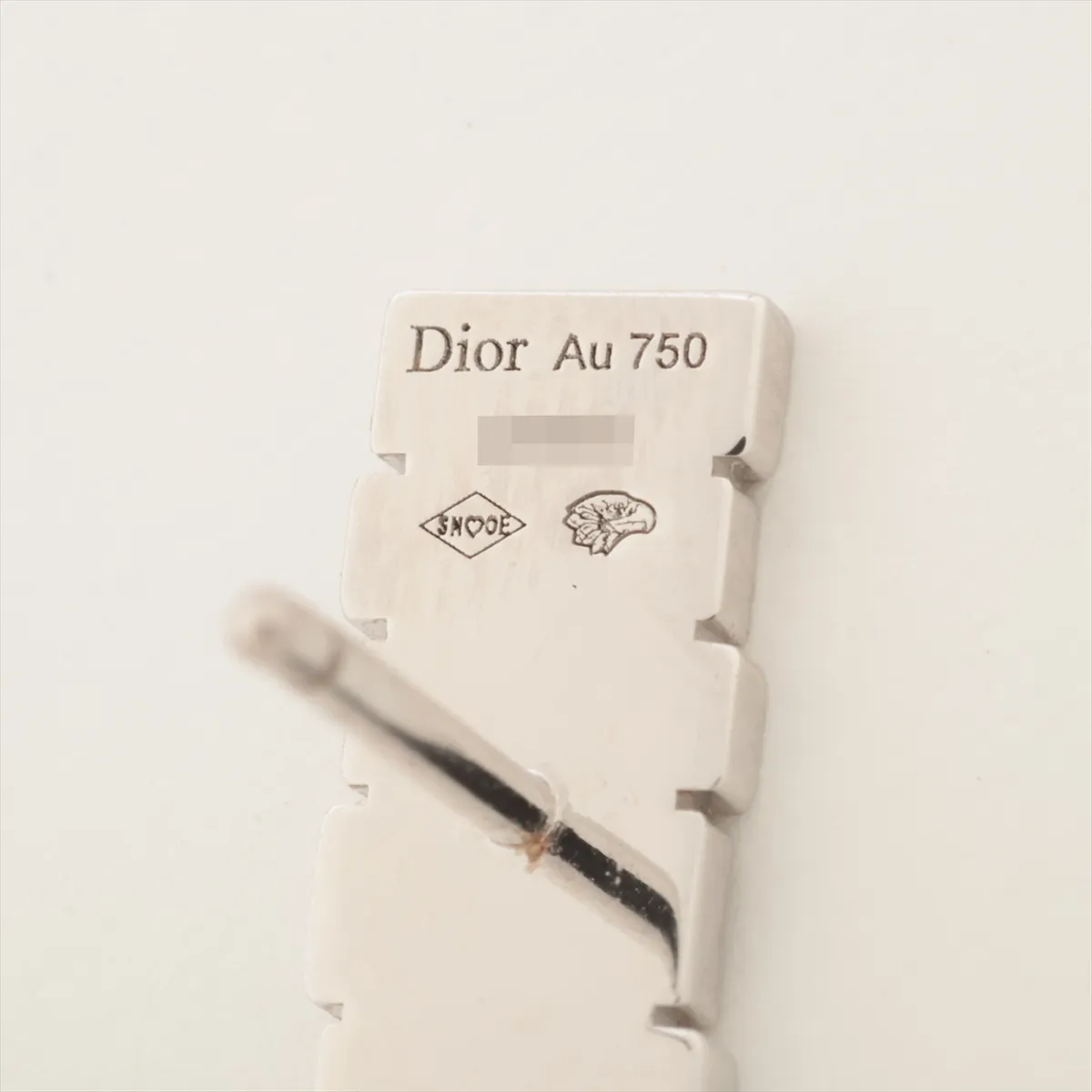 Gem Dior Diamond Single Earring 750 (WG) 1.9g 479191 — view 5