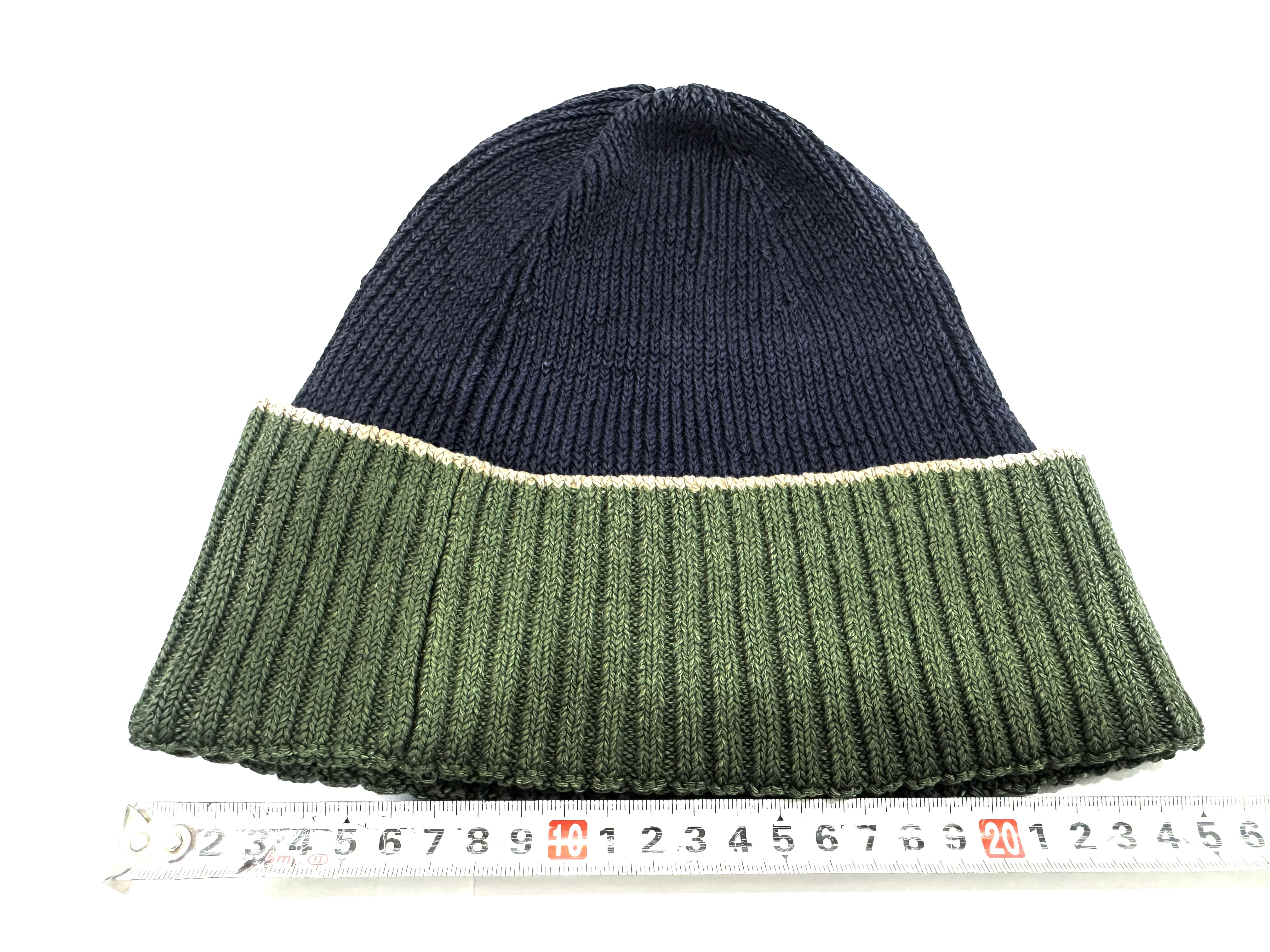 bicolor anagram leather patch cap hat knit Margiela other accessories — view 2