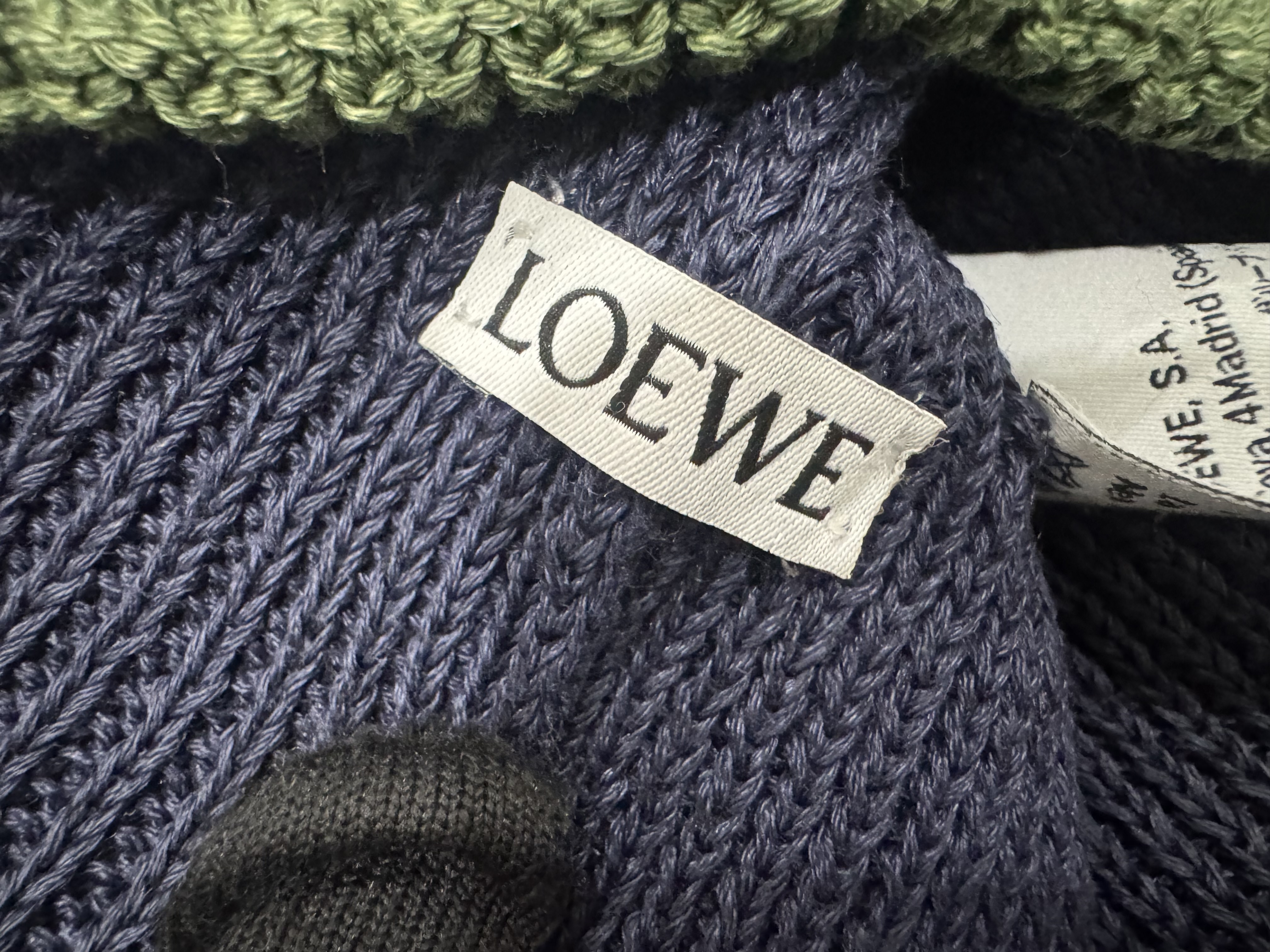 bicolor anagram leather patch cap hat knit Margiela other accessories — view 5