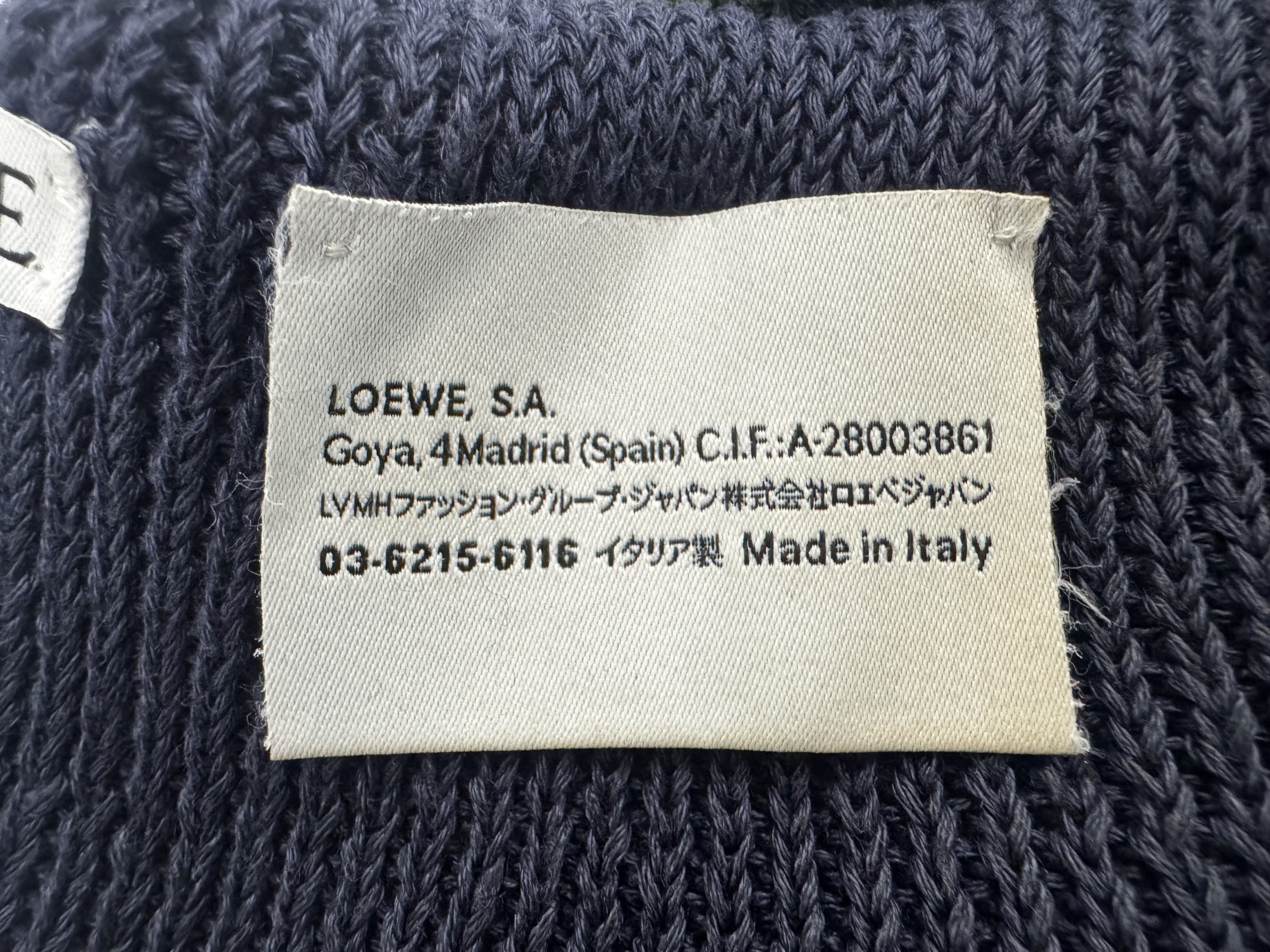 bicolor anagram leather patch cap hat knit Margiela other accessories — view 6