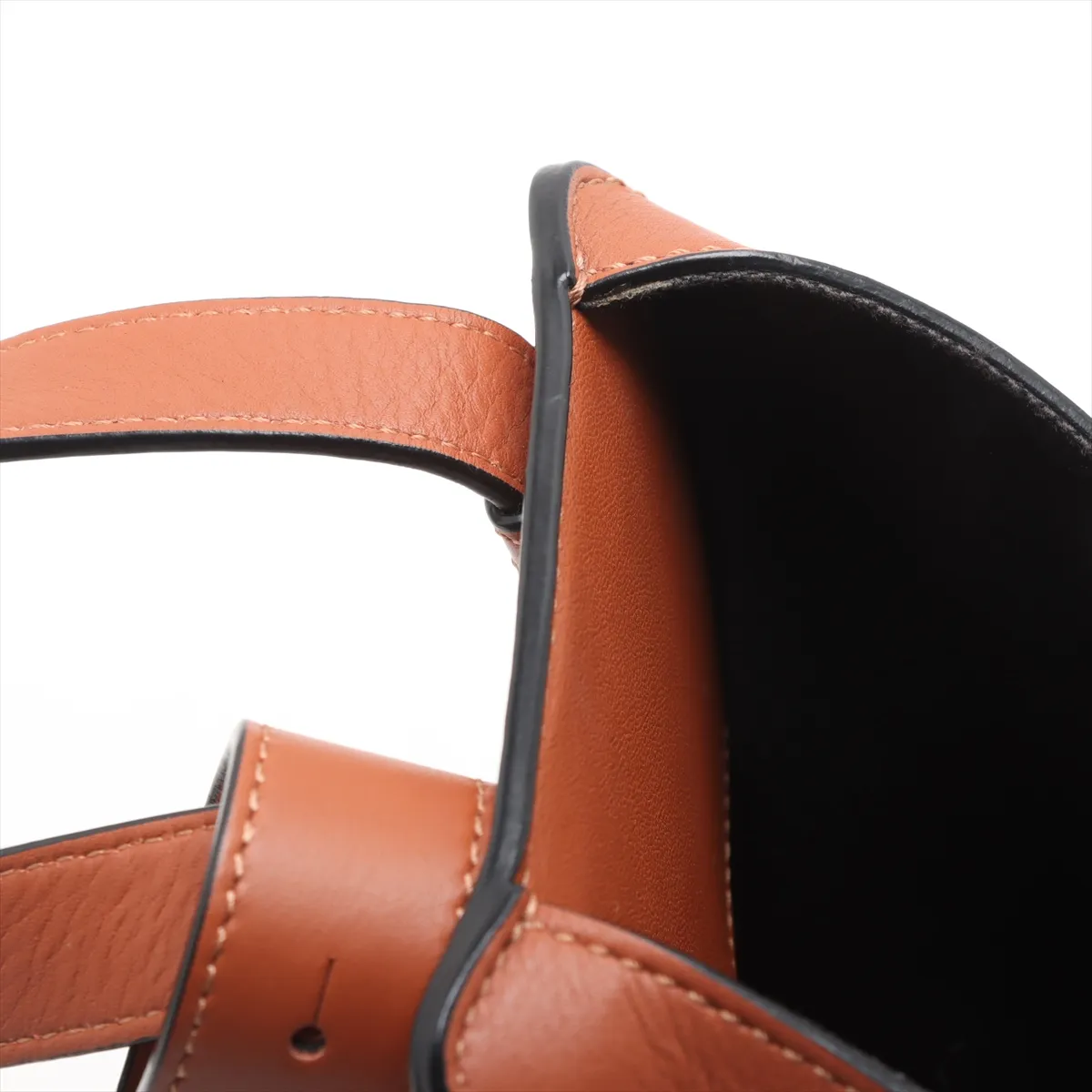 Hammock Small Leather 2WAY Handbag Brown C Mark — view 13