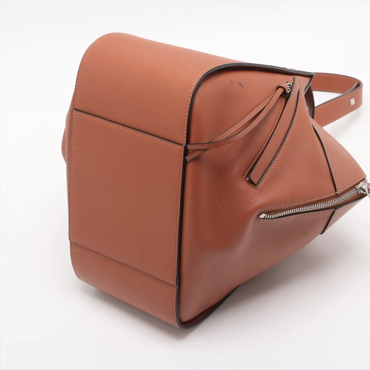Hammock Small Leather 2WAY Handbag Brown C Mark — view 3