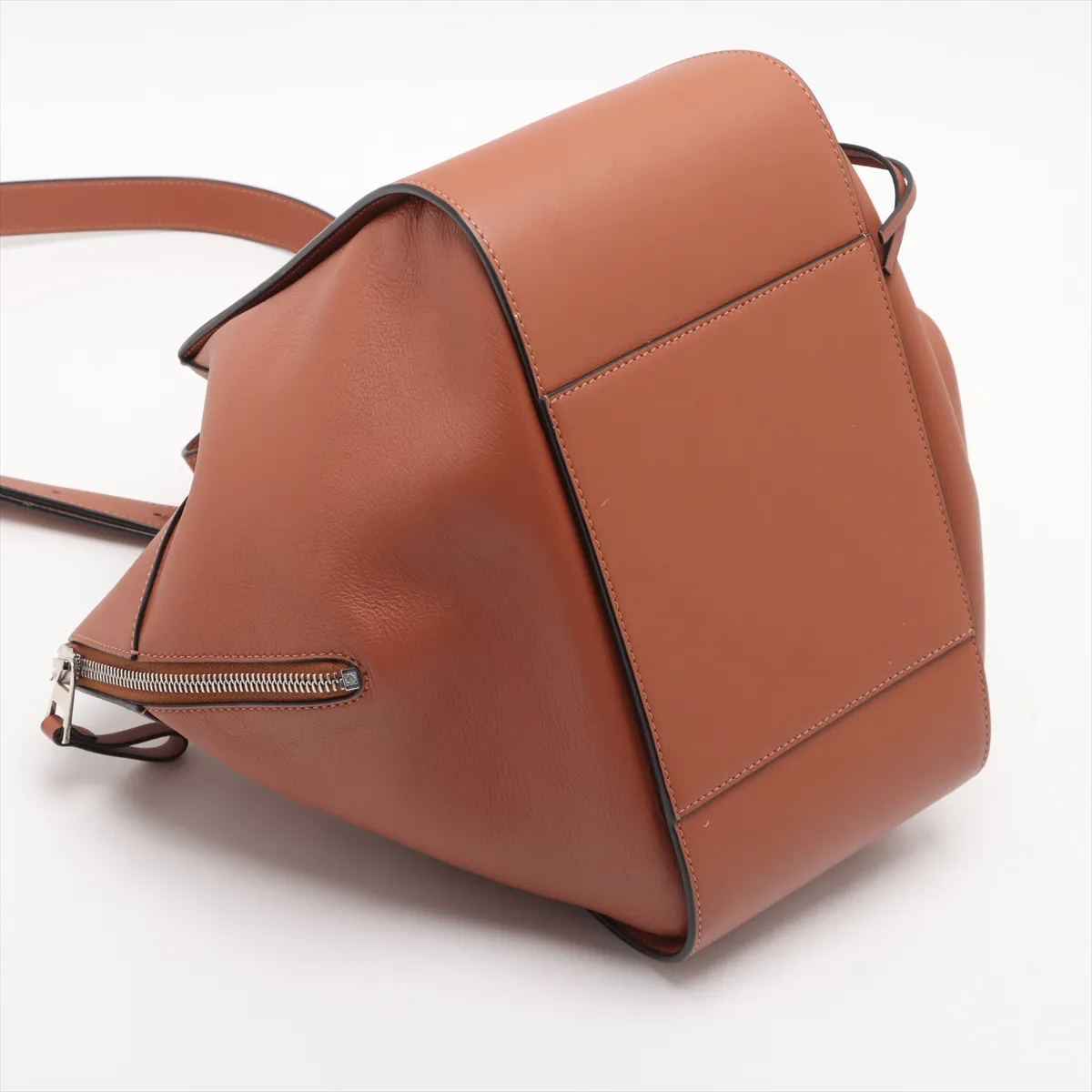 Hammock Small Leather 2WAY Handbag Brown C Mark — view 4
