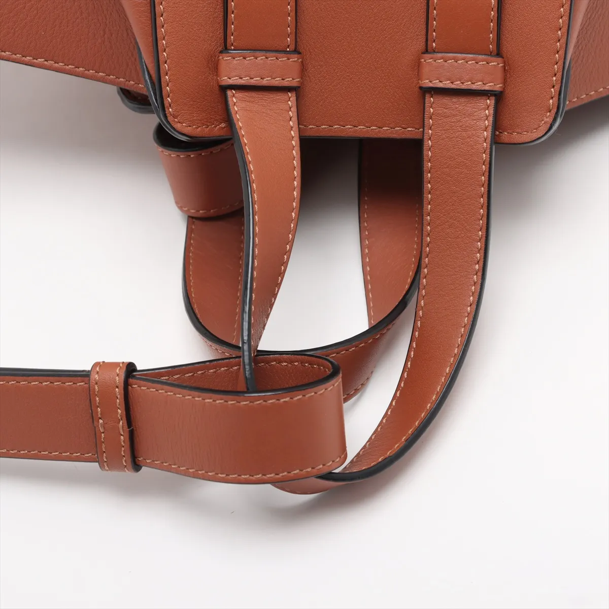 Hammock Small Leather 2WAY Handbag Brown C Mark — view 5