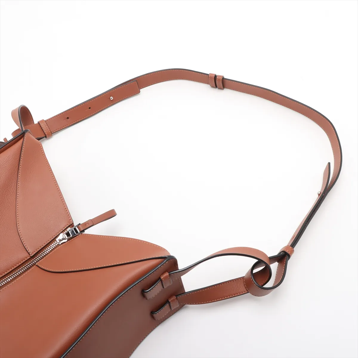 Hammock Small Leather 2WAY Handbag Brown C Mark — view 7