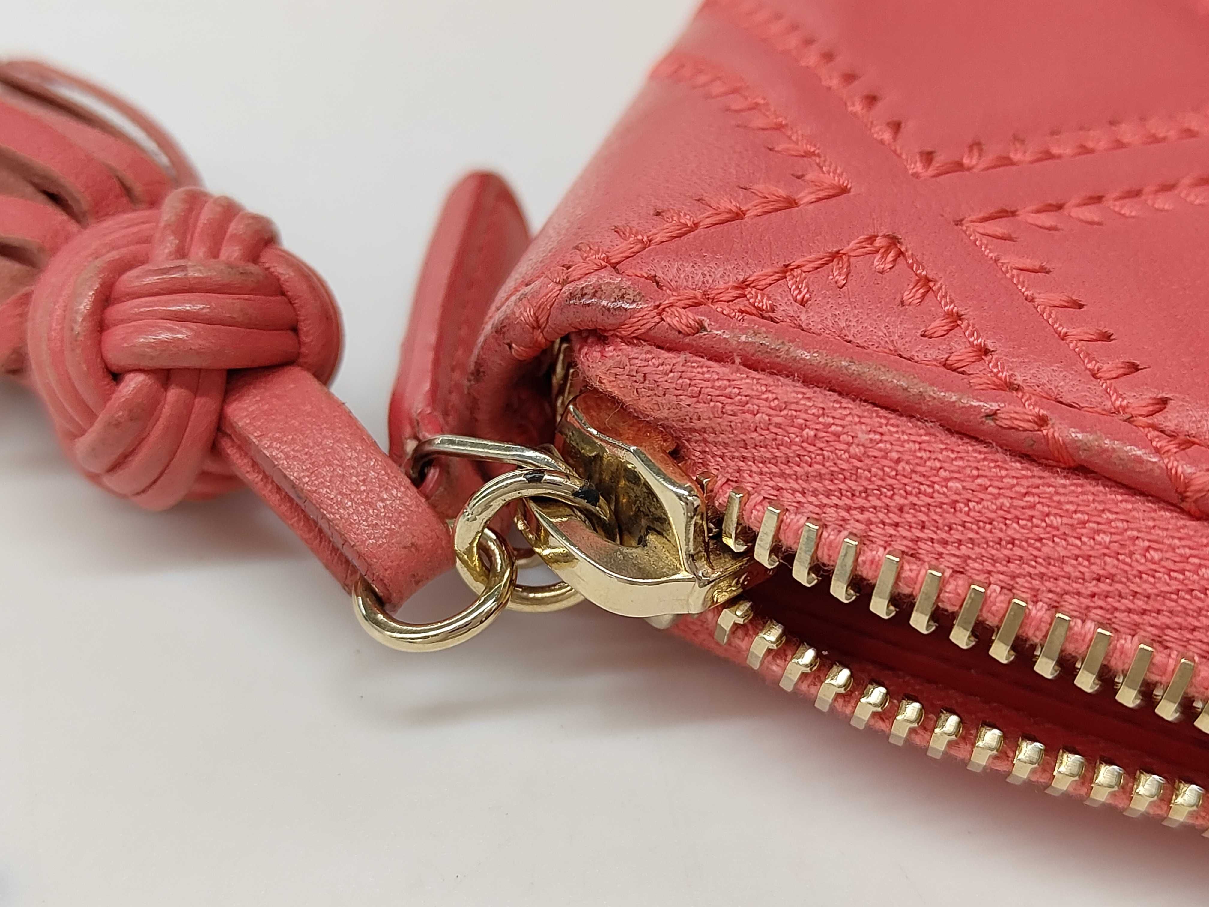 Coco Mark Long Zip Wallet, Calfskin, Pink, Serial Number 24 — view 8