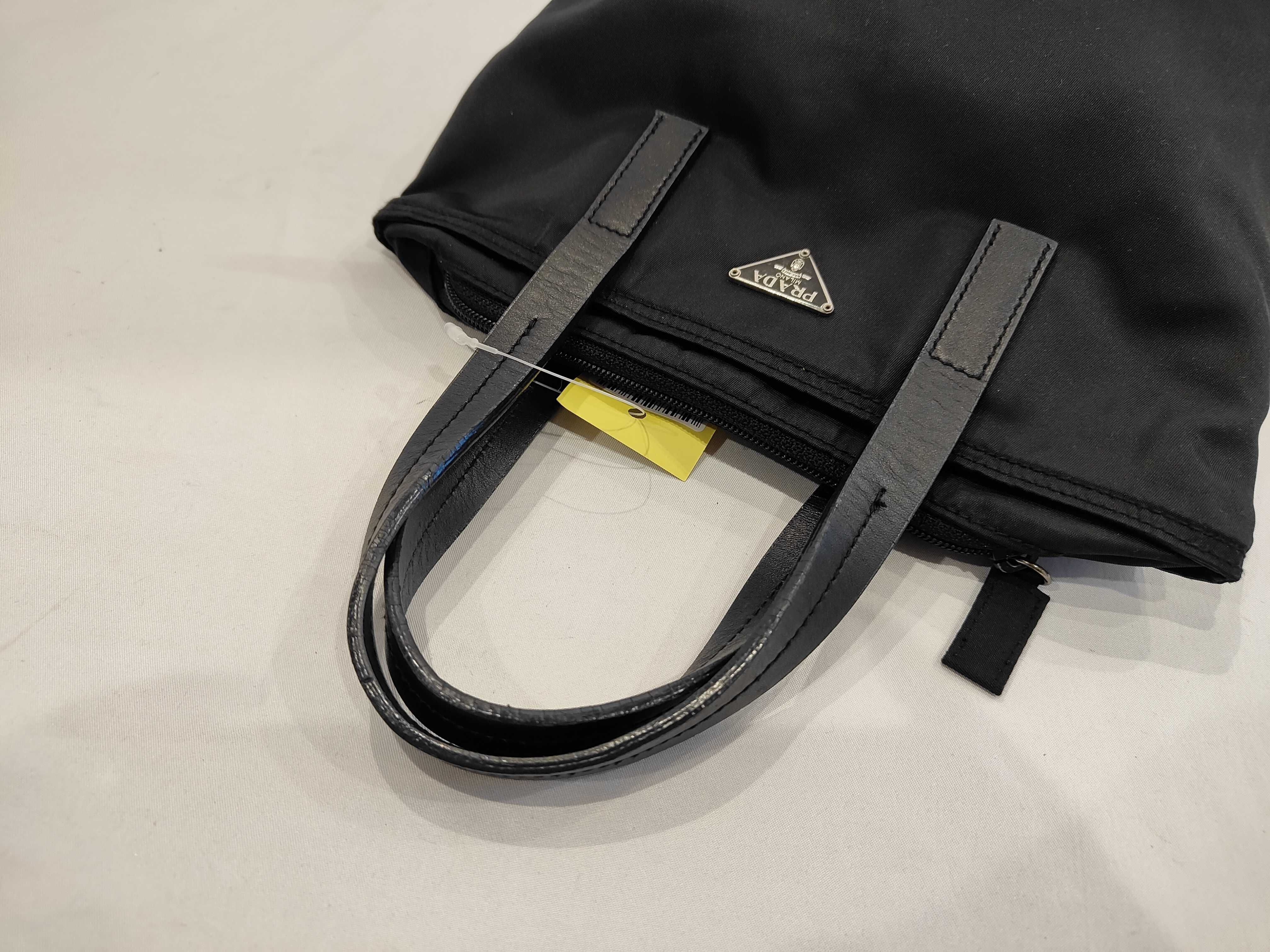 Nylon Tote Bag (Black) — view 6